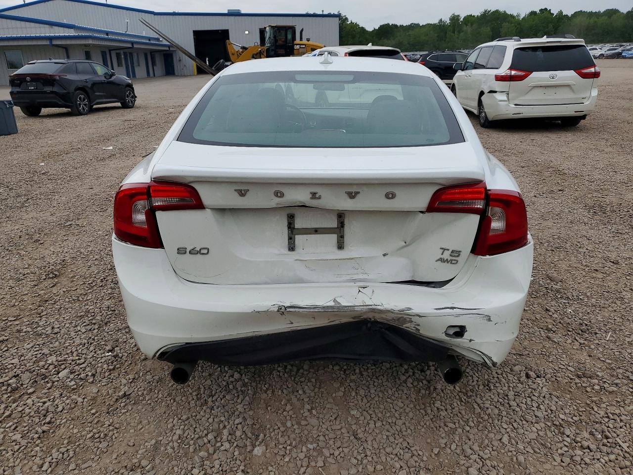 2013 Volvo S60 T5 White vin: YV1612FH5D2170214