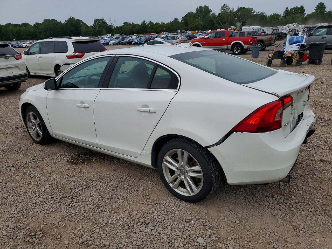 2013 Volvo S60 T5 White vin: YV1612FH5D2170214