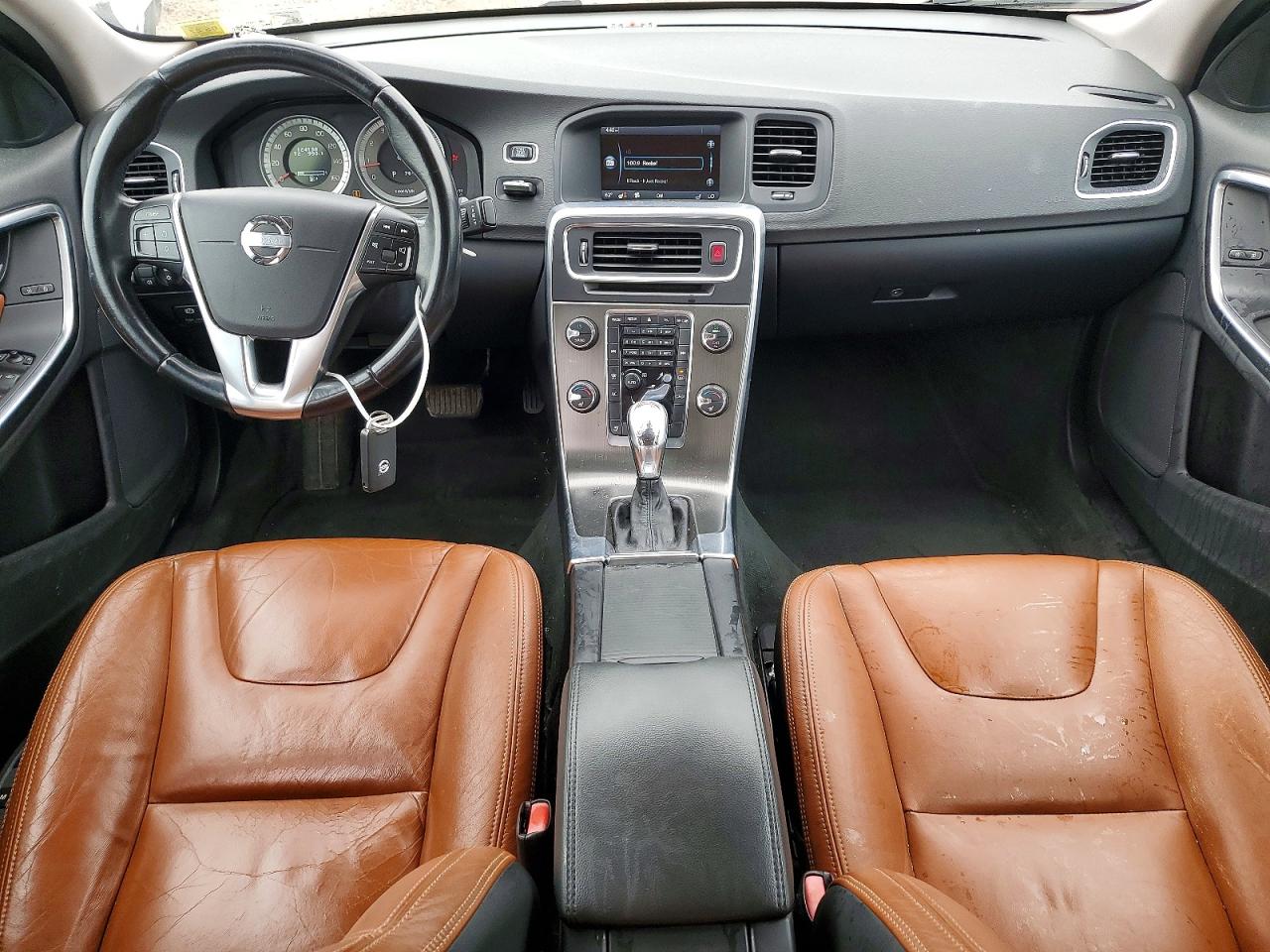 2013 Volvo S60 T5 White vin: YV1612FH5D2170214