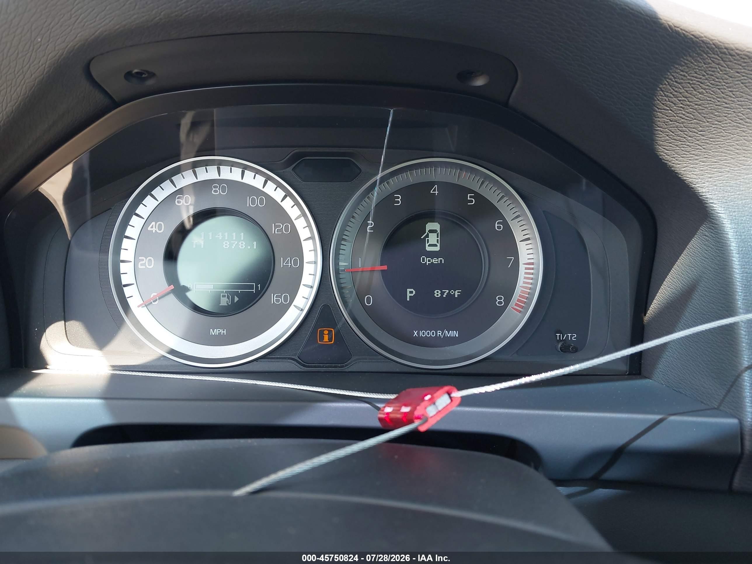 2013 Volvo S60 T5/t5 Platinum/t5 Premier/t5 Premier Plus Черный vin: YV1612FH5D2170536