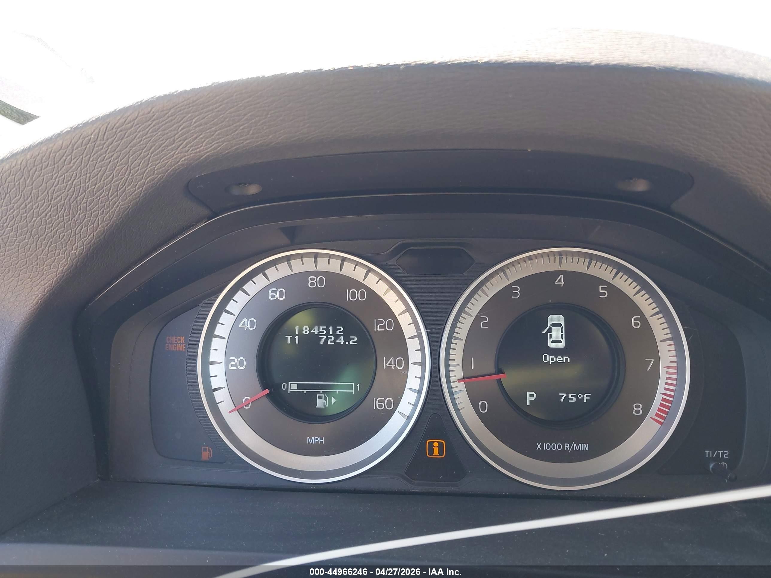 2013 Volvo S60 T5 Platinum Красный vin: YV1612FH6D2187118