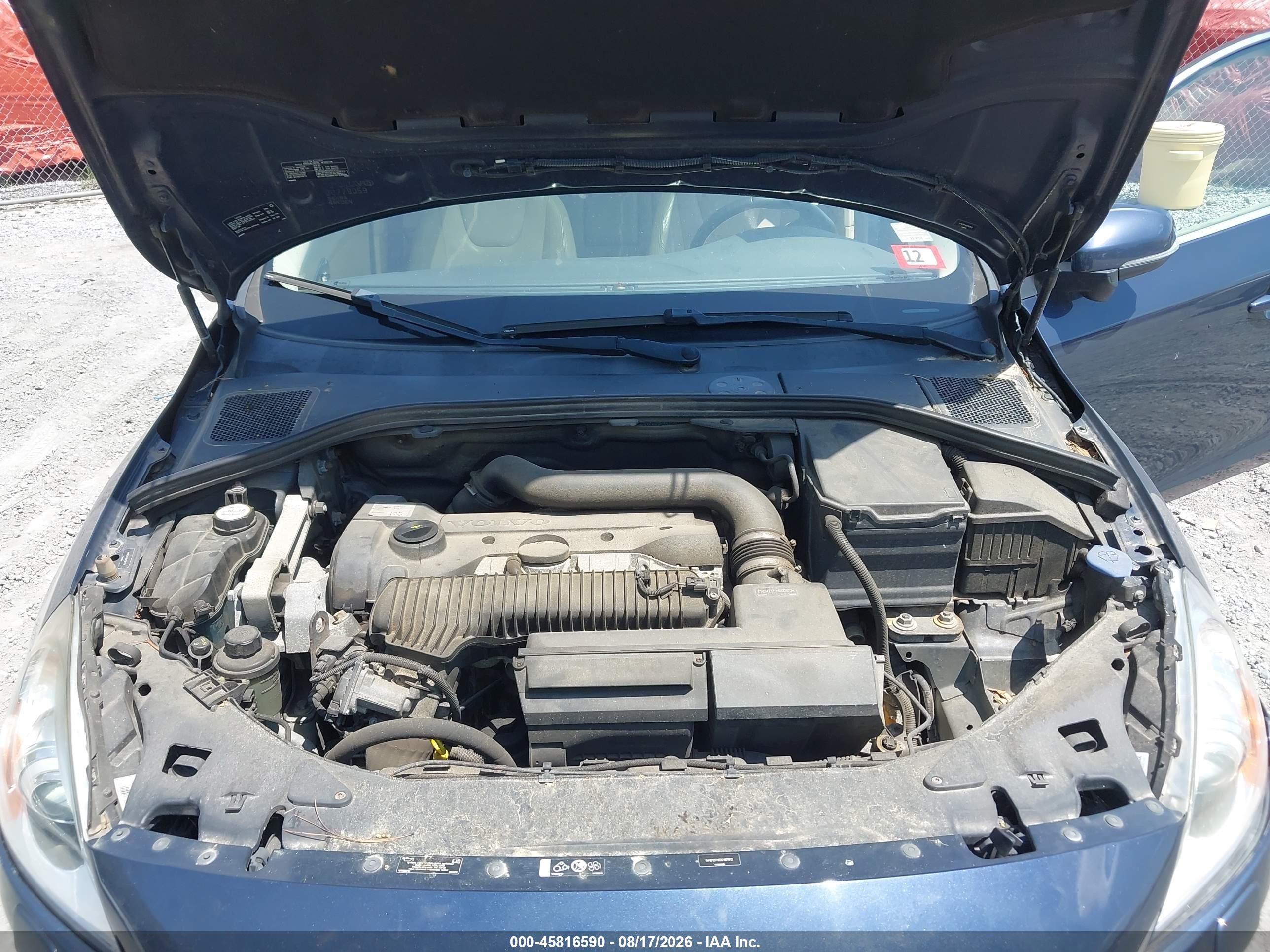 2013 Volvo S60 T5 Blue vin: YV1612FH6D2197812