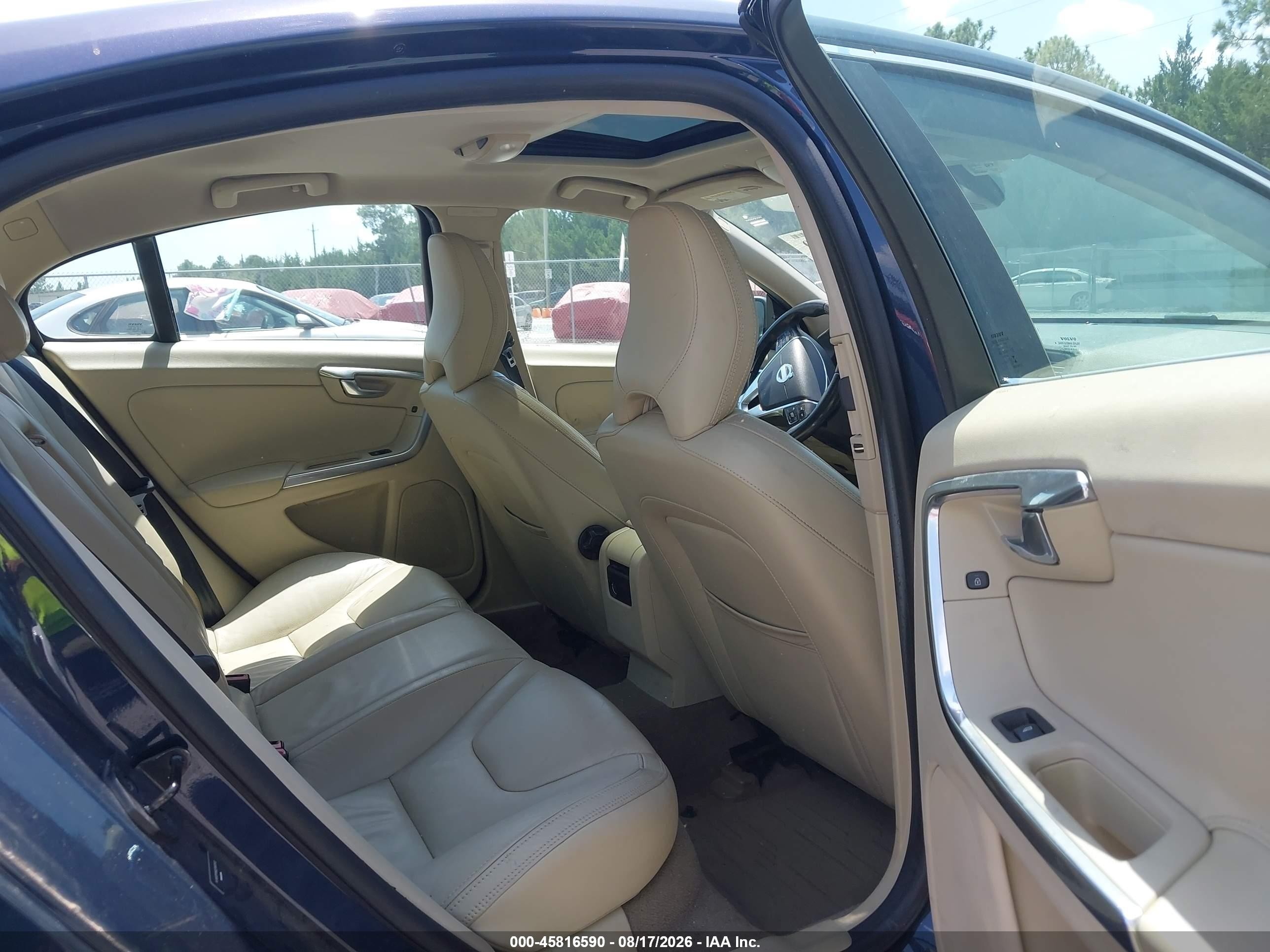2013 Volvo S60 T5 Blue vin: YV1612FH6D2197812