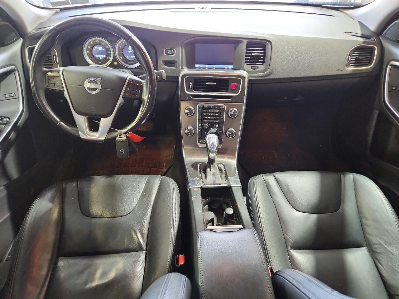 2013 Volvo S60 T5 White vin: YV1612FH7D2198984