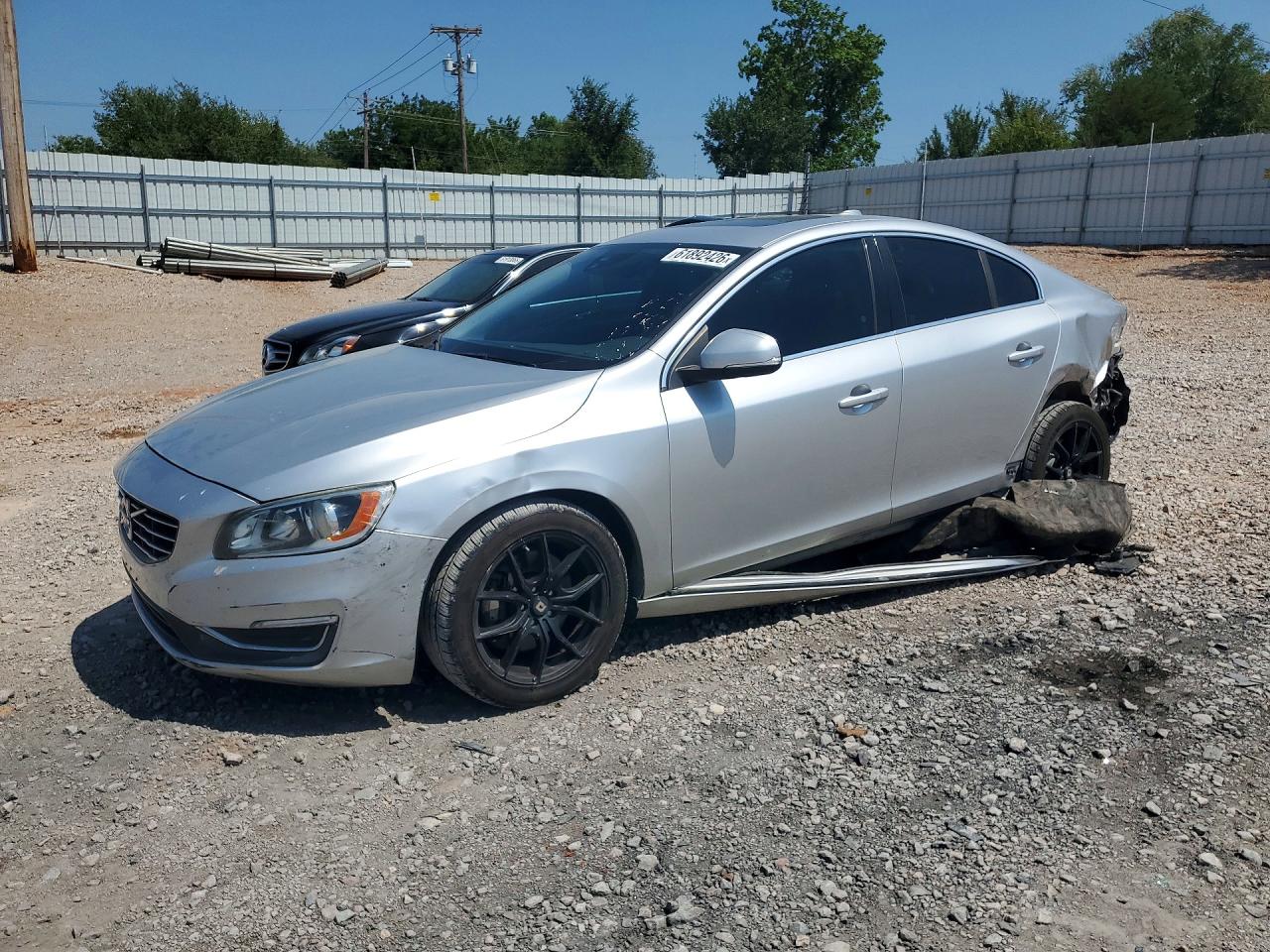 2014 Volvo S60 T5 Silver vin: YV1612FH7E1289891