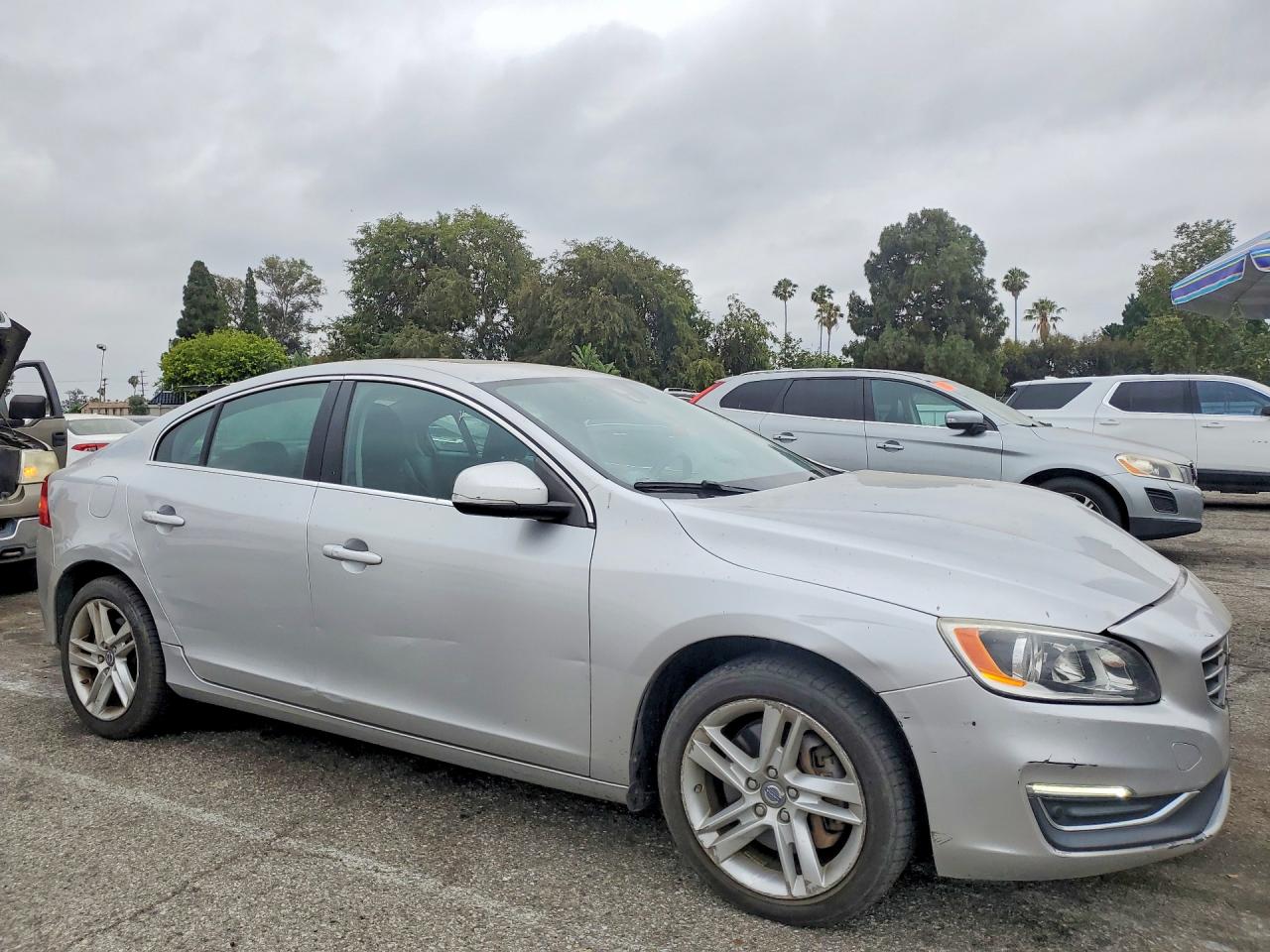 2014 Volvo S60 T5 Silver vin: YV1612FH7E2297712