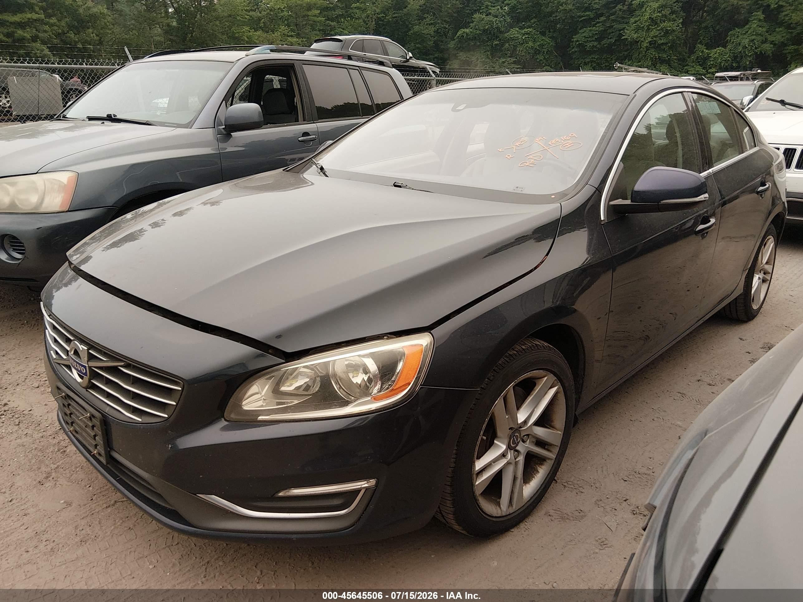 2014 Volvo S60 T5 Blue vin: YV1612FH8E2295399
