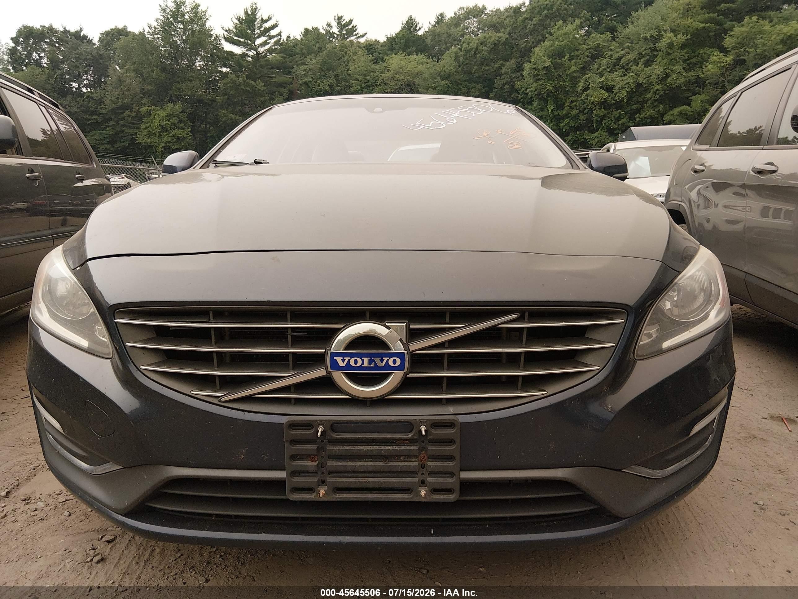 2014 Volvo S60 T5 Blue vin: YV1612FH8E2295399