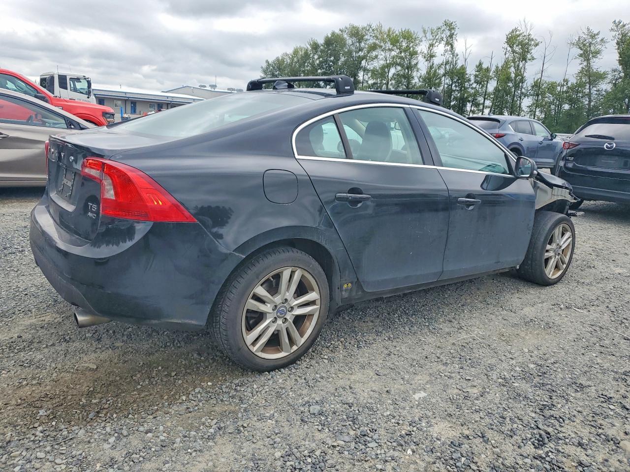 2013 Volvo S60 T5 Black vin: YV1612FH9D1231358