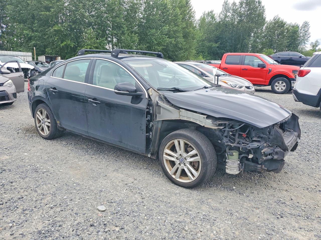 2013 Volvo S60 T5 Black vin: YV1612FH9D1231358