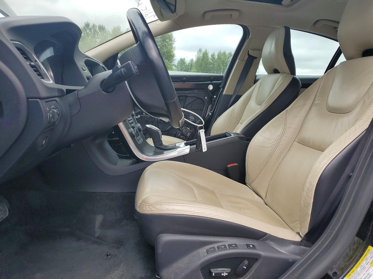 2013 Volvo S60 T5 Black vin: YV1612FH9D1231358