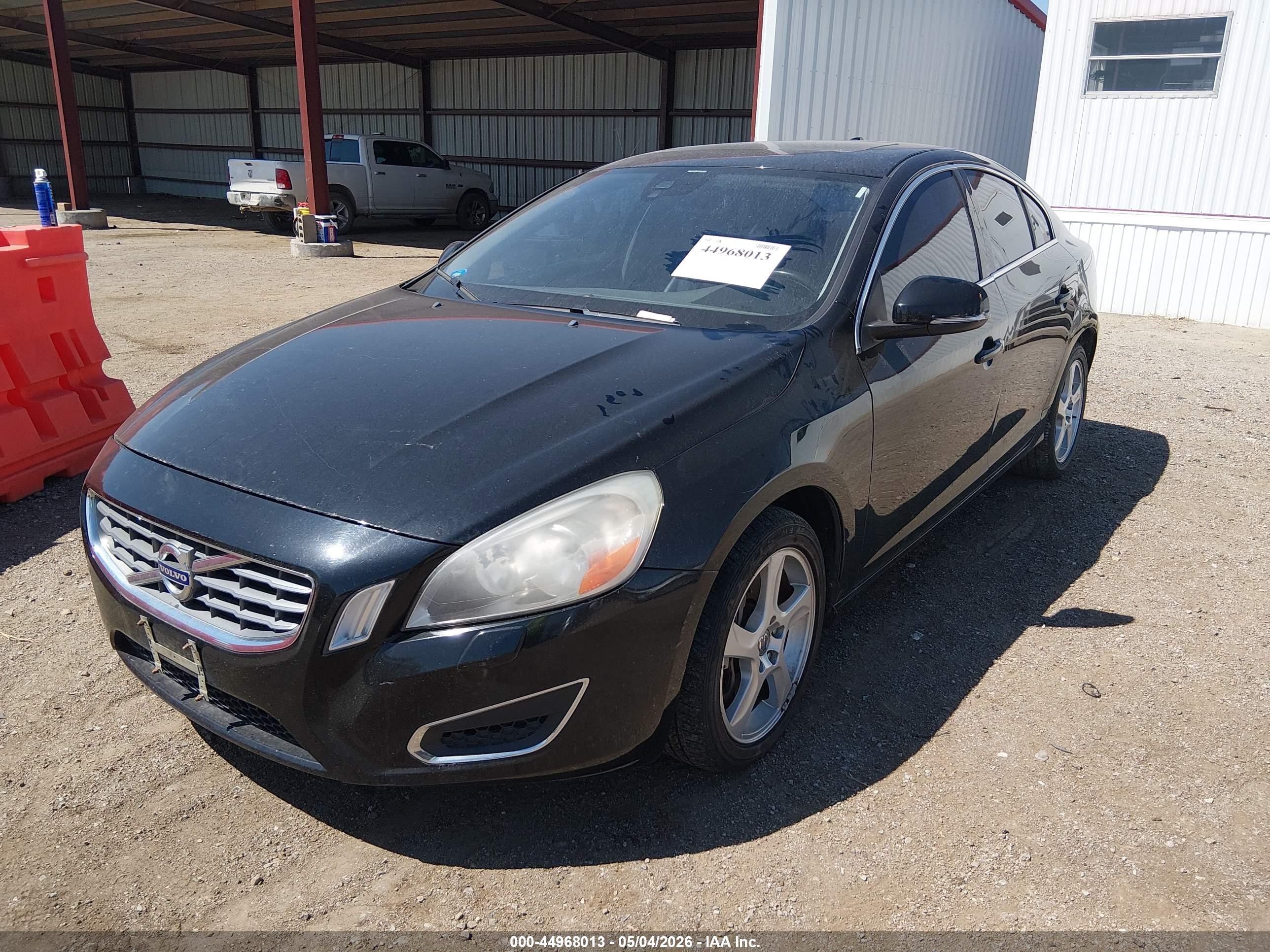 2013 Volvo S60 T5/t5 Platinum/t5 Premier/t5 Premier Plus Black vin: YV1612FHXD2176347