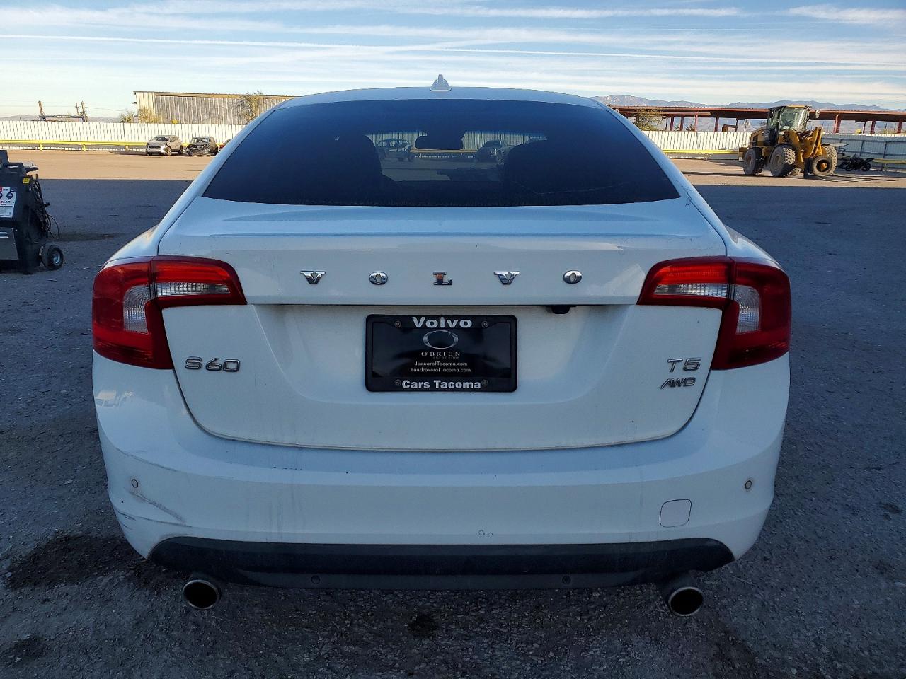 2013 Volvo S60 T5 White vin: YV1612FHXD2188630