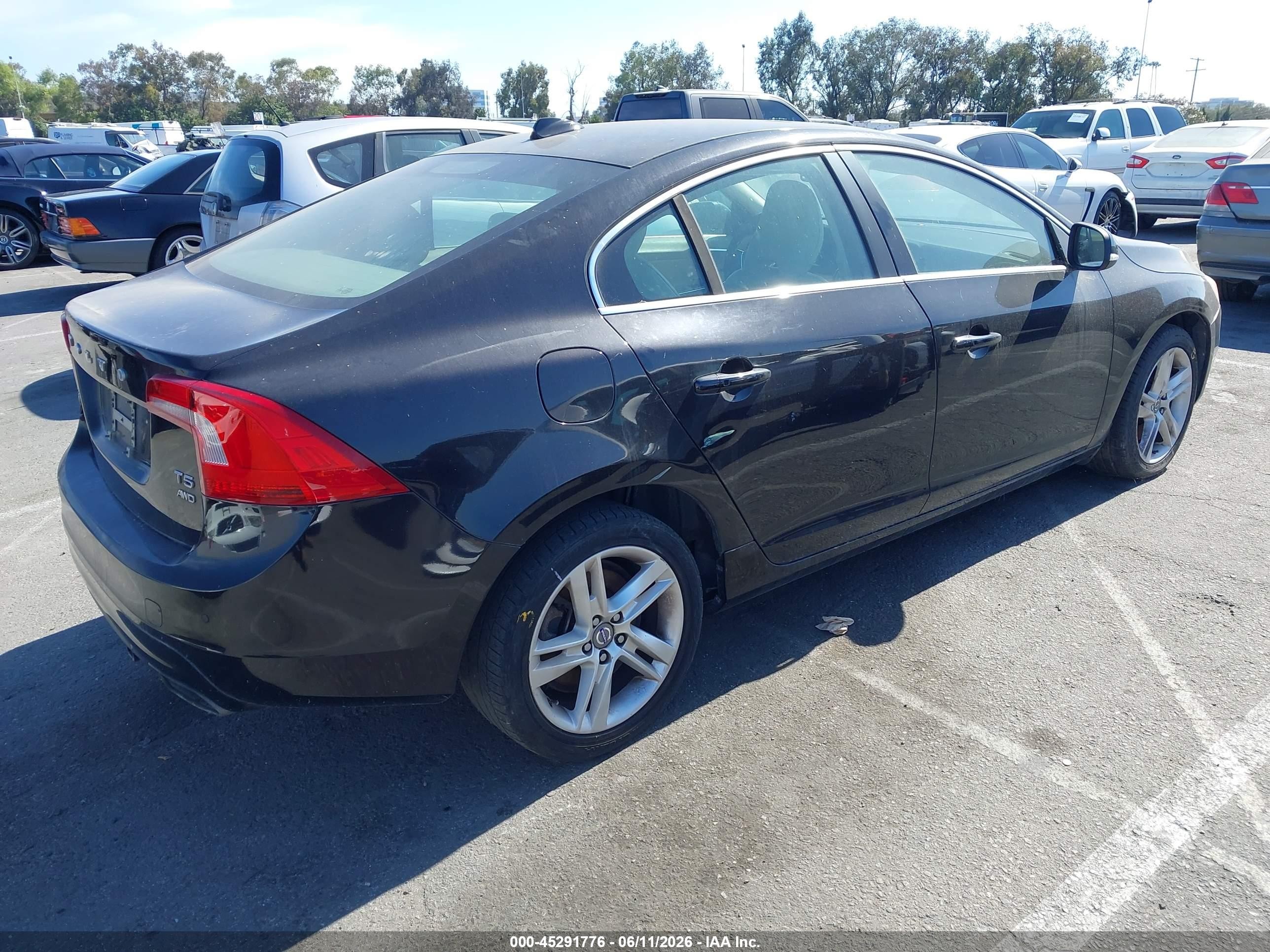2014 Volvo S60 T5 Purple vin: YV1612FHXE1285835