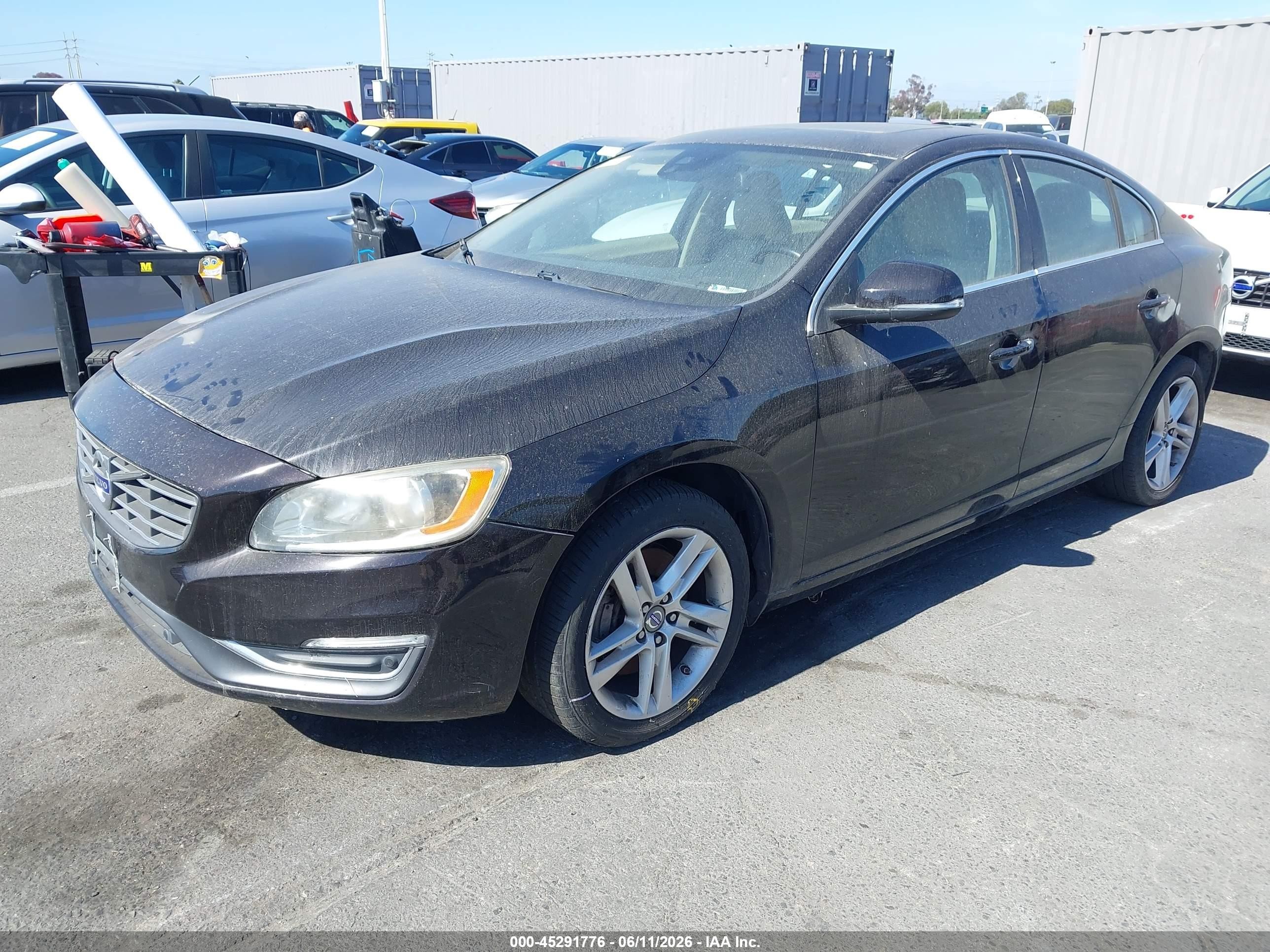 2014 Volvo S60 T5 Purple vin: YV1612FHXE1285835