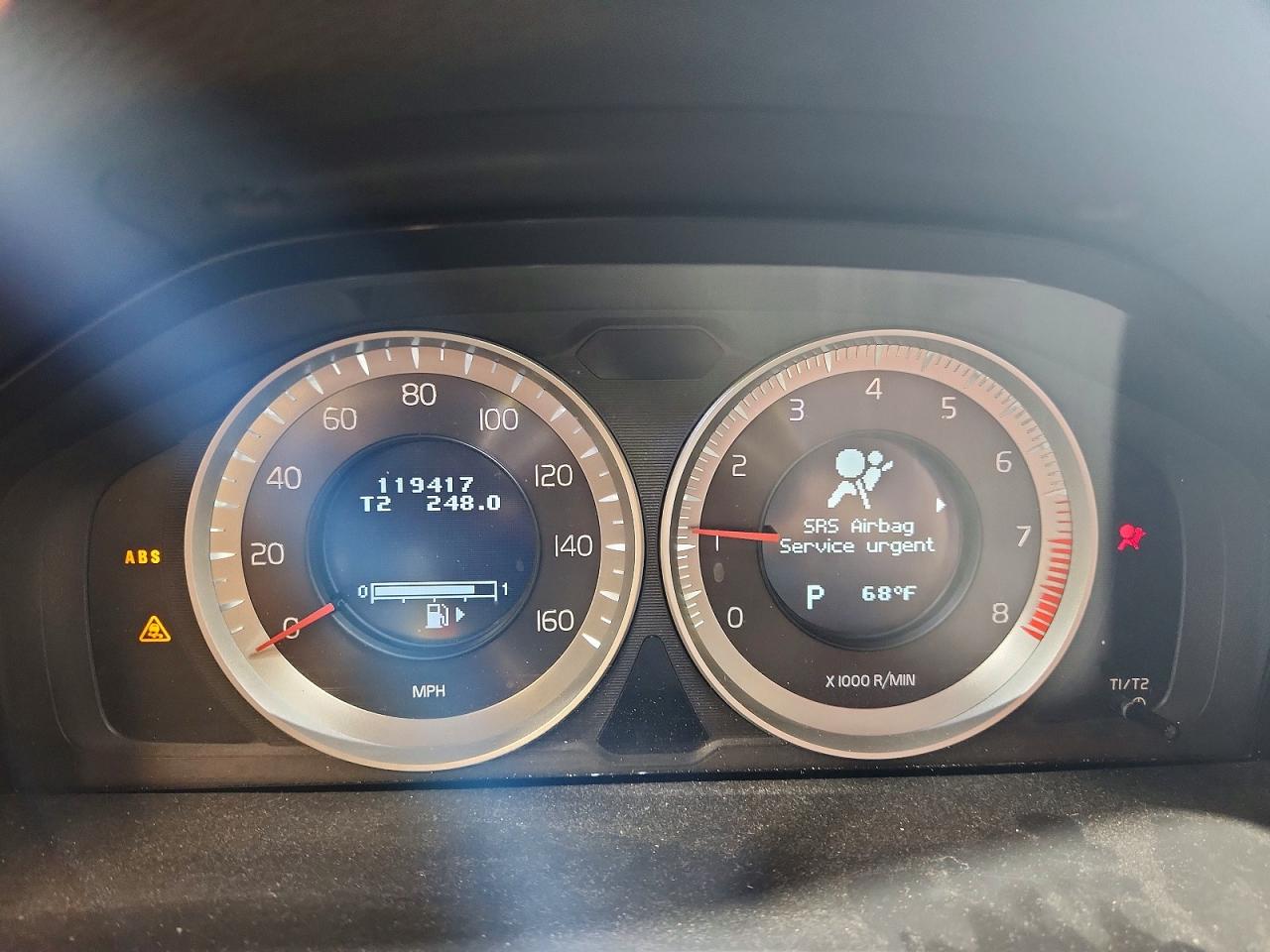 2013 Volvo S60 T5 Blue vin: YV1612FS0D1212824