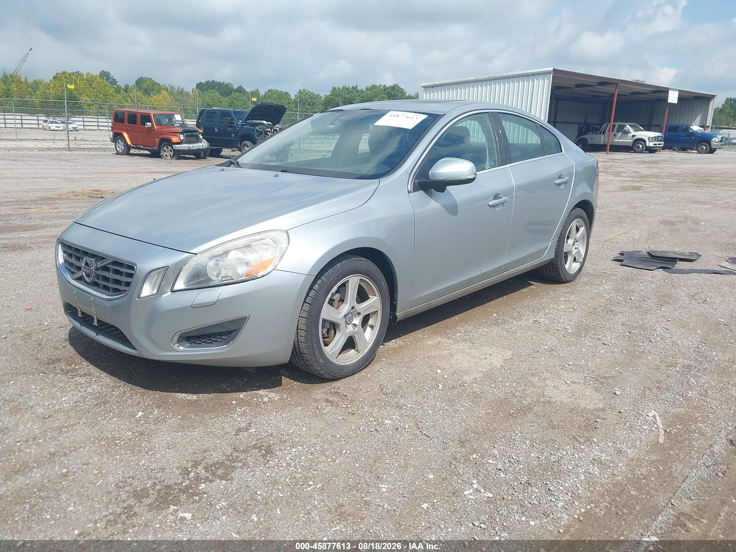 2013 Volvo S60 T5/t5 Platinum/t5 Premier/t5 Premier Plus Silver vin: YV1612FS0D2198188