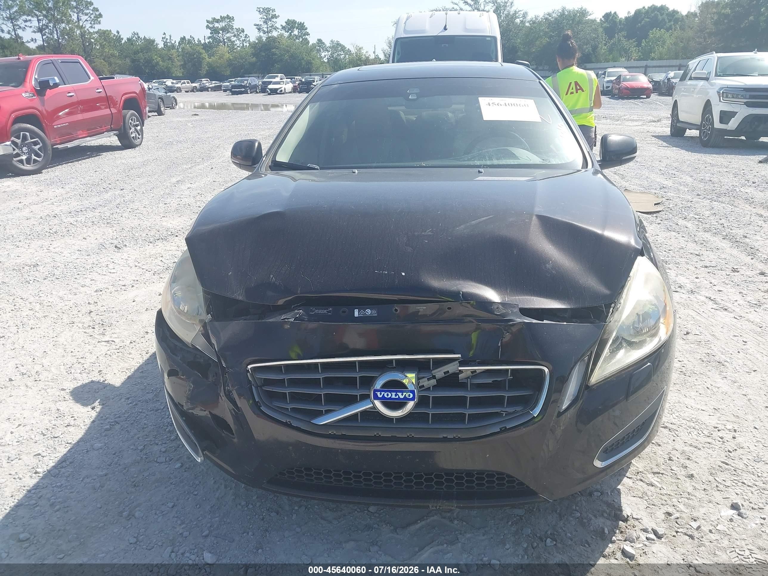 2013 Volvo S60 T5 Black vin: YV1612FS0D2199891