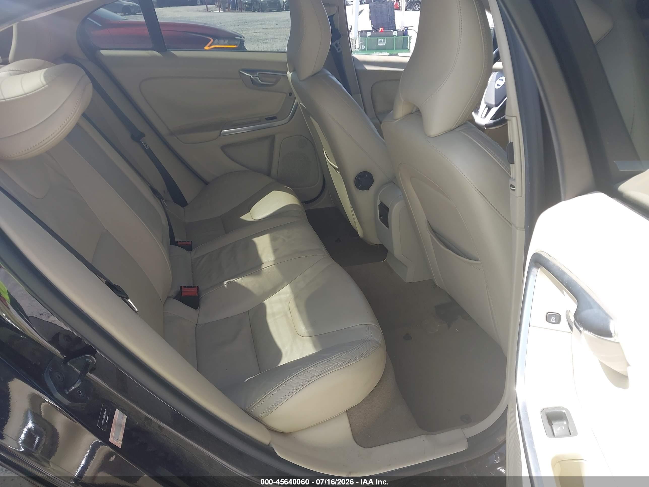 2013 Volvo S60 T5 Black vin: YV1612FS0D2199891