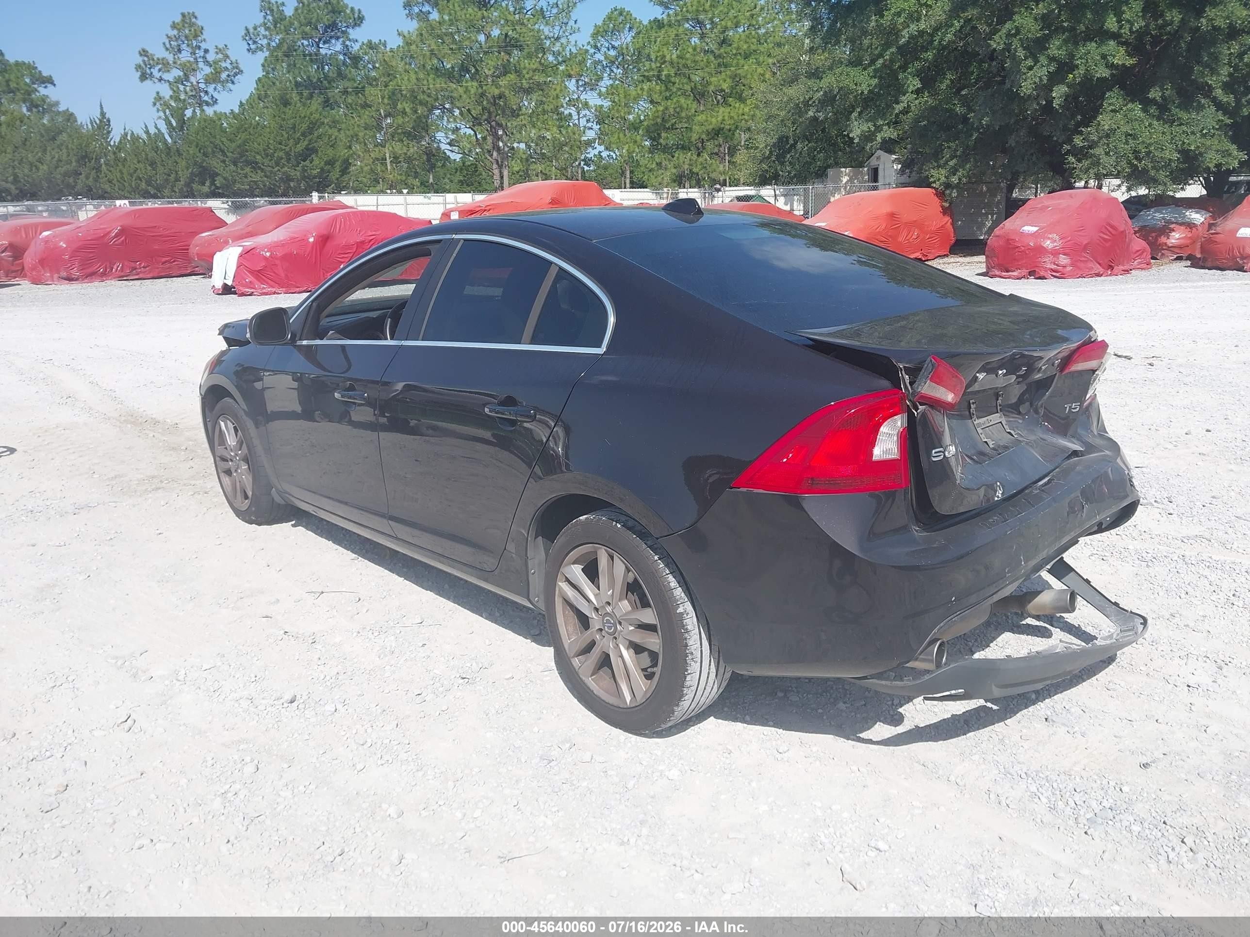 2013 Volvo S60 T5 Black vin: YV1612FS0D2199891