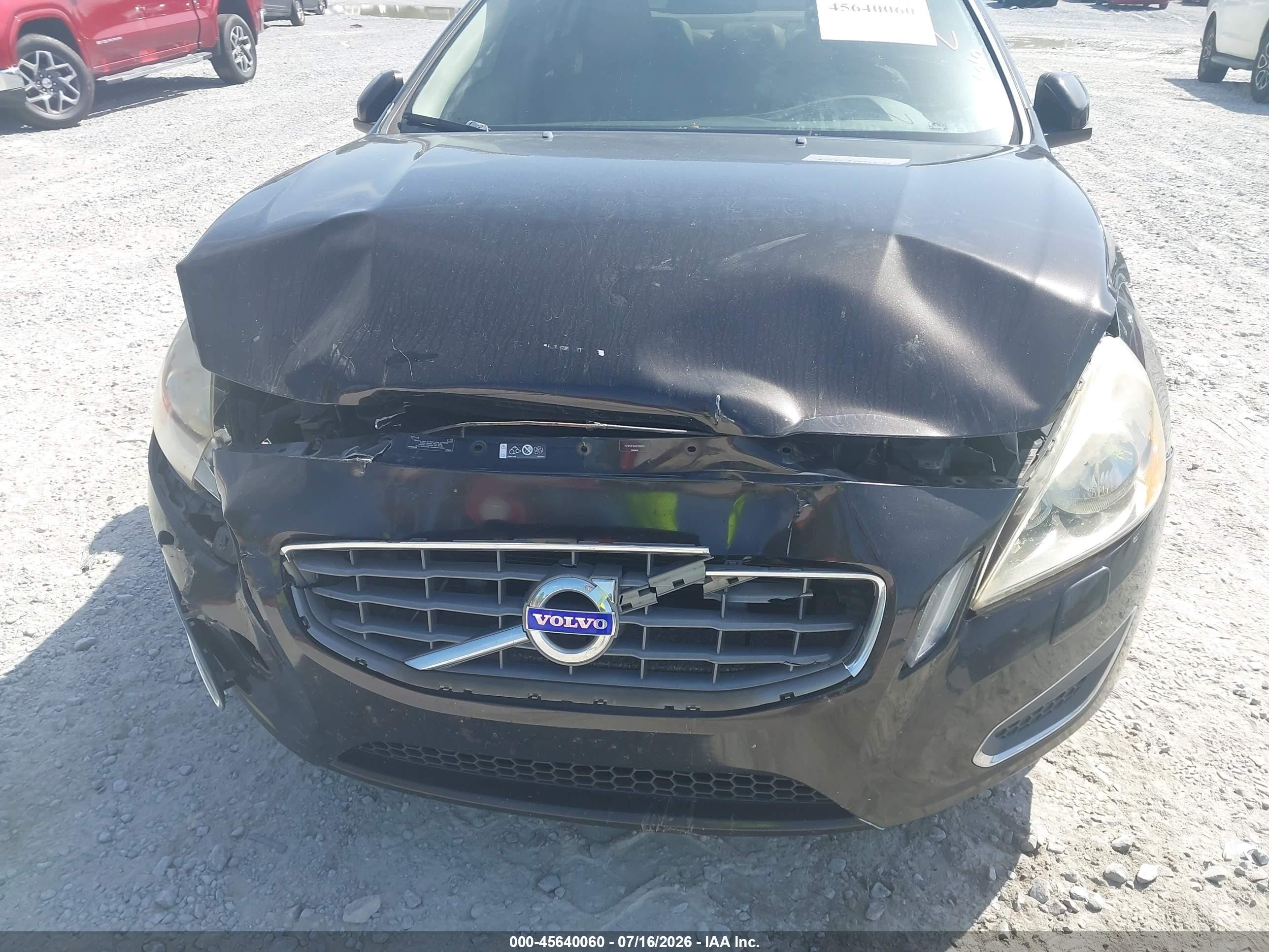2013 Volvo S60 T5 Black vin: YV1612FS0D2199891
