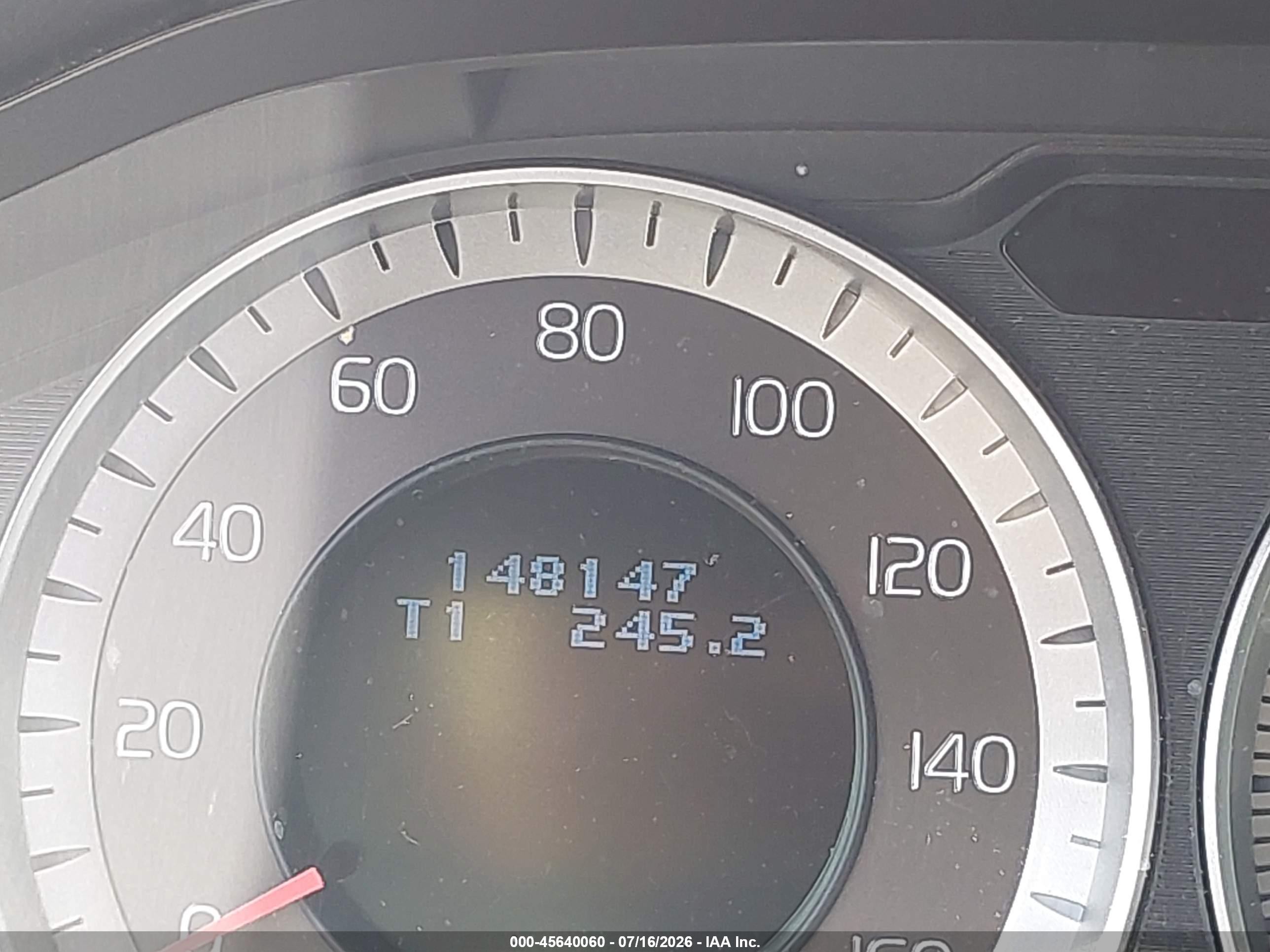 2013 Volvo S60 T5 Black vin: YV1612FS0D2199891
