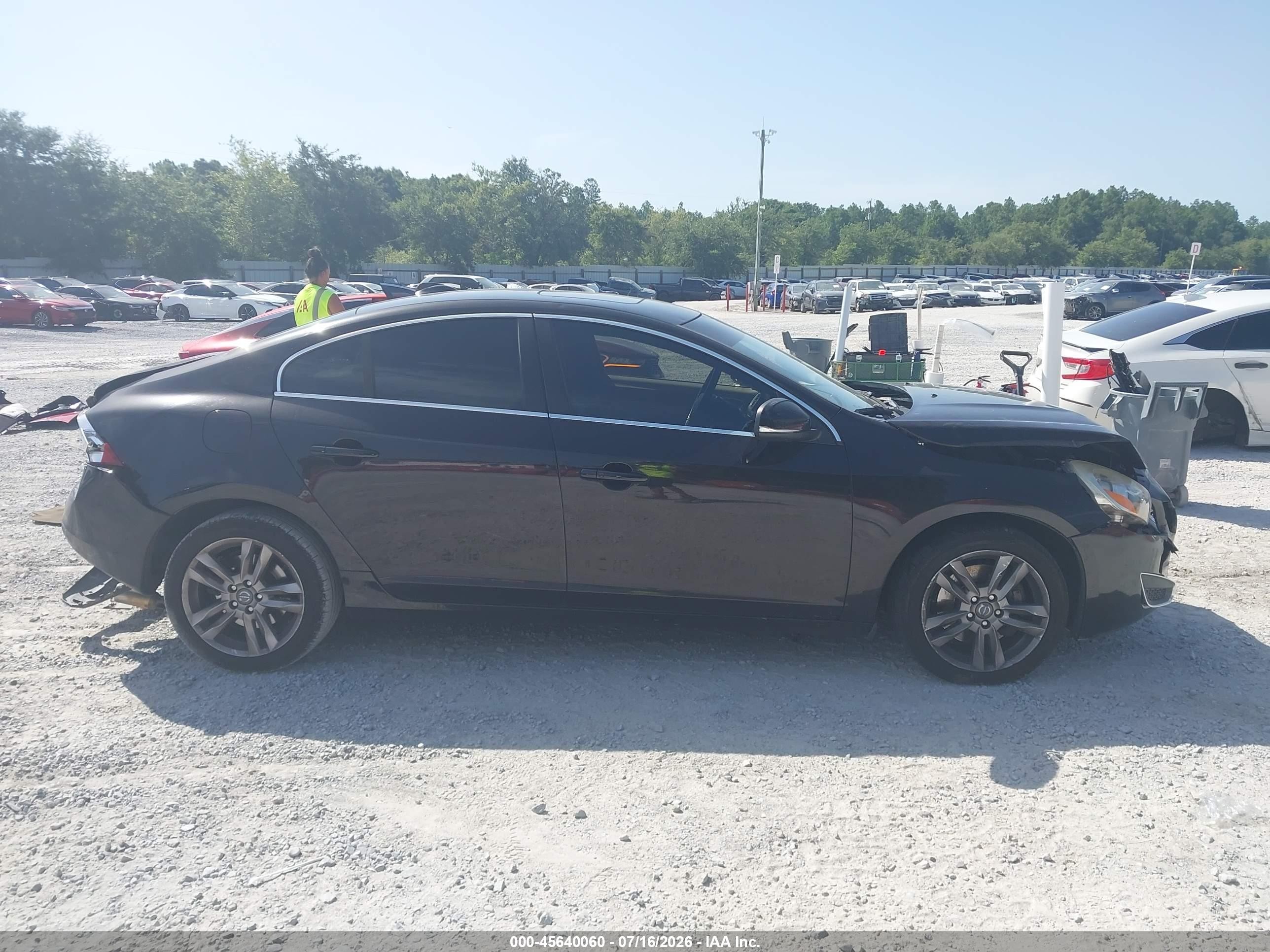 2013 Volvo S60 T5 Black vin: YV1612FS0D2199891