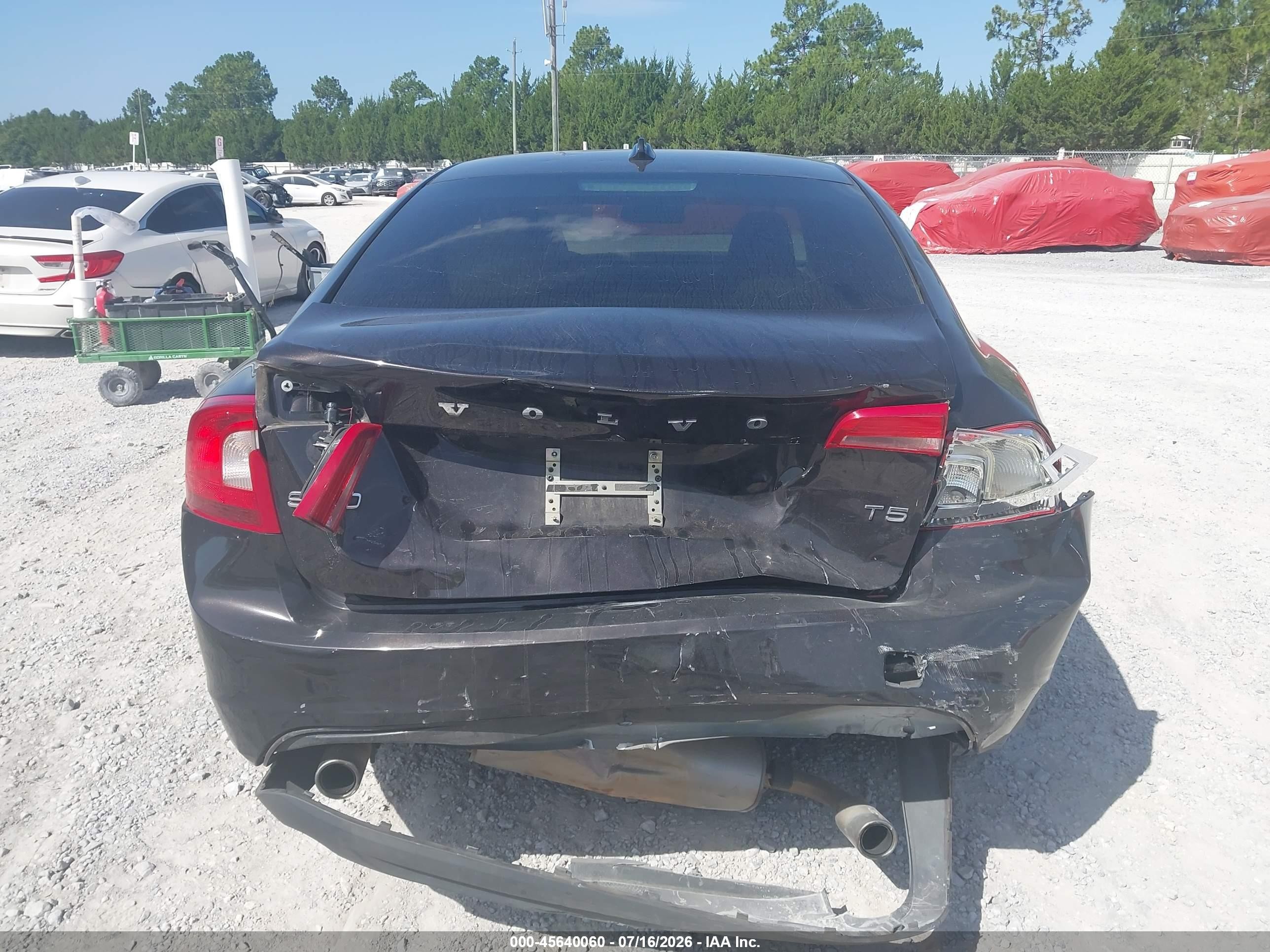 2013 Volvo S60 T5 Black vin: YV1612FS0D2199891