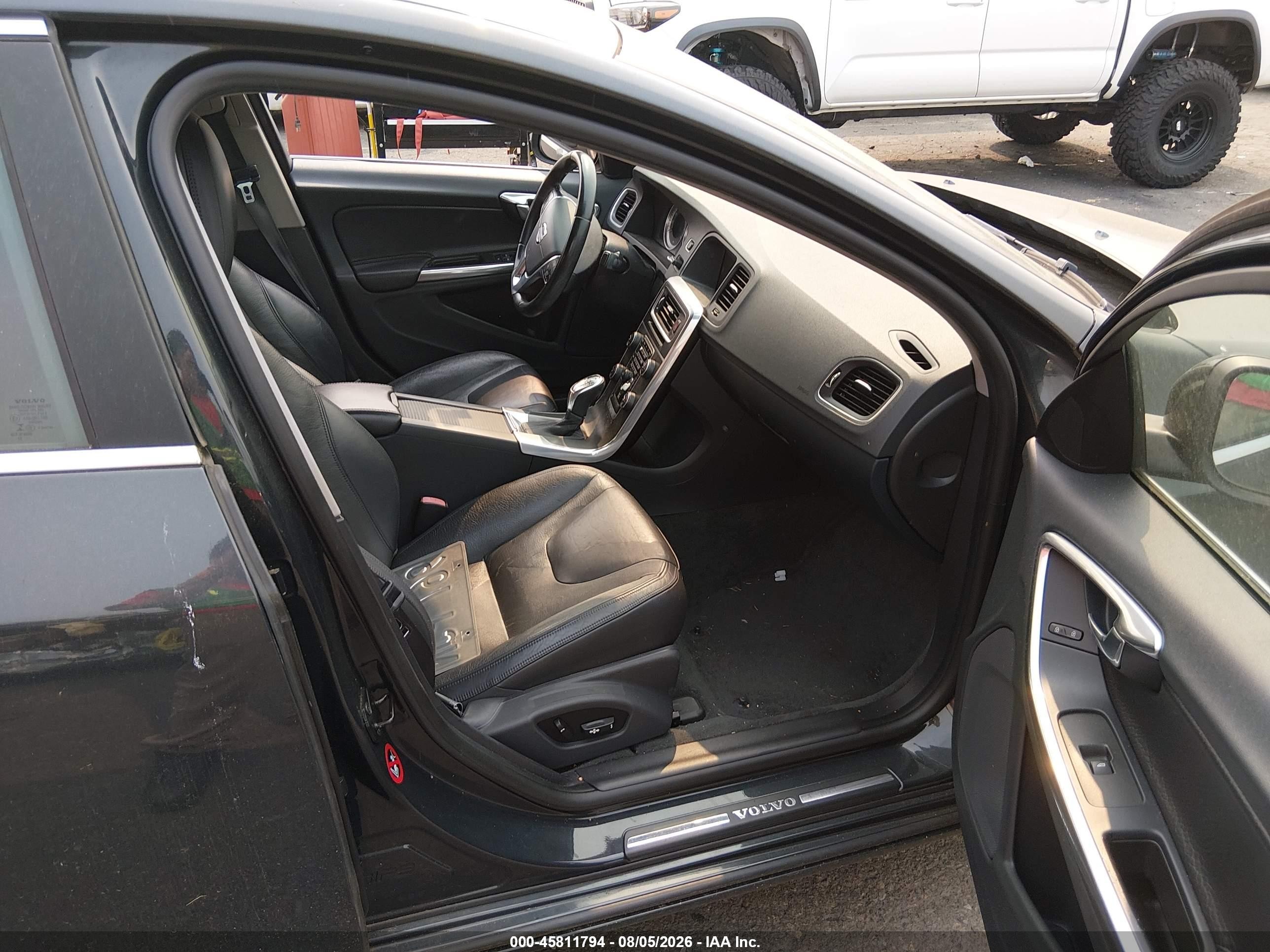 2013 Volvo S60 T5 Gray vin: YV1612FS0D2210548