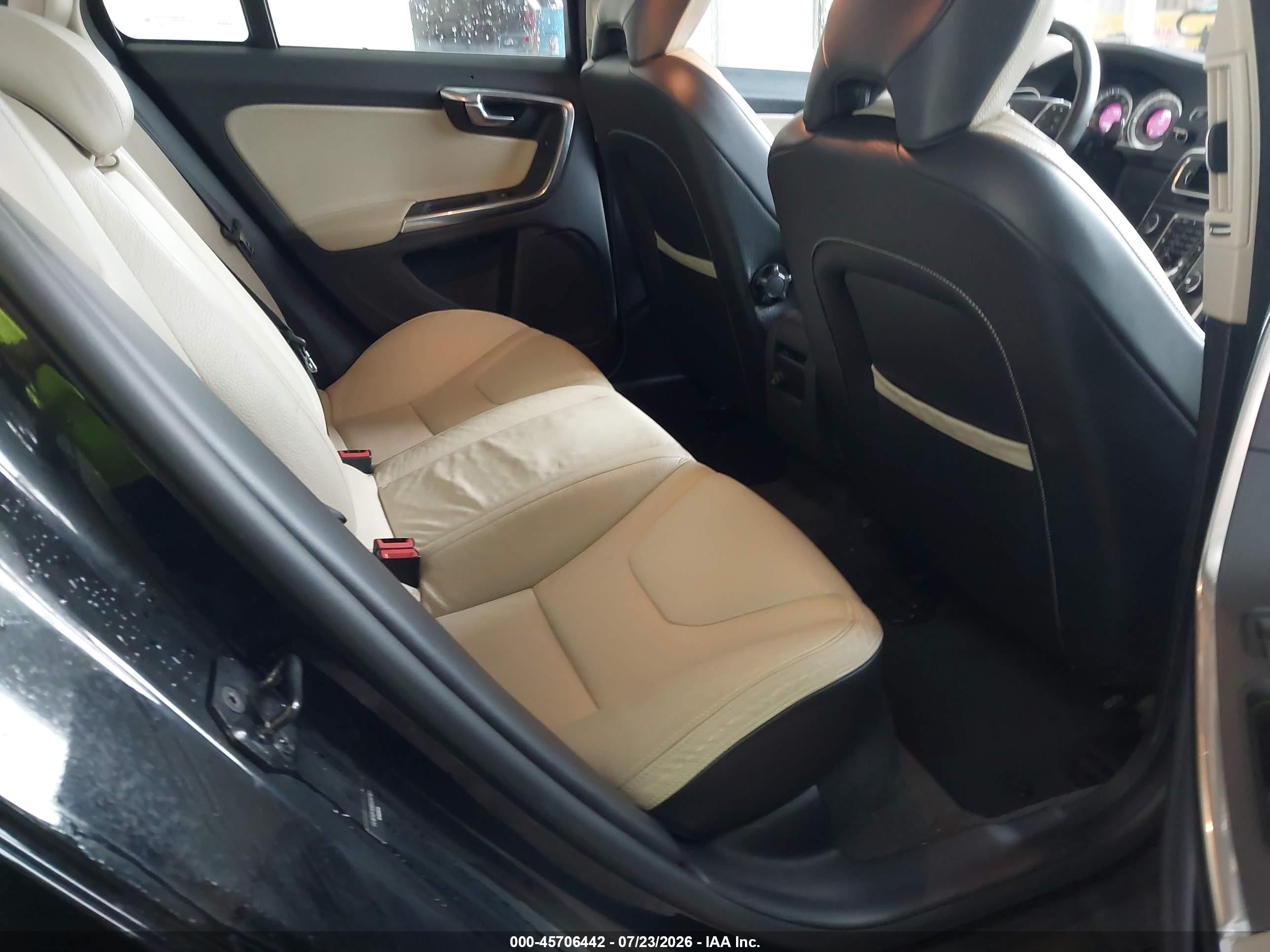 2013 Volvo S60 T5 Black vin: YV1612FS0D2217161