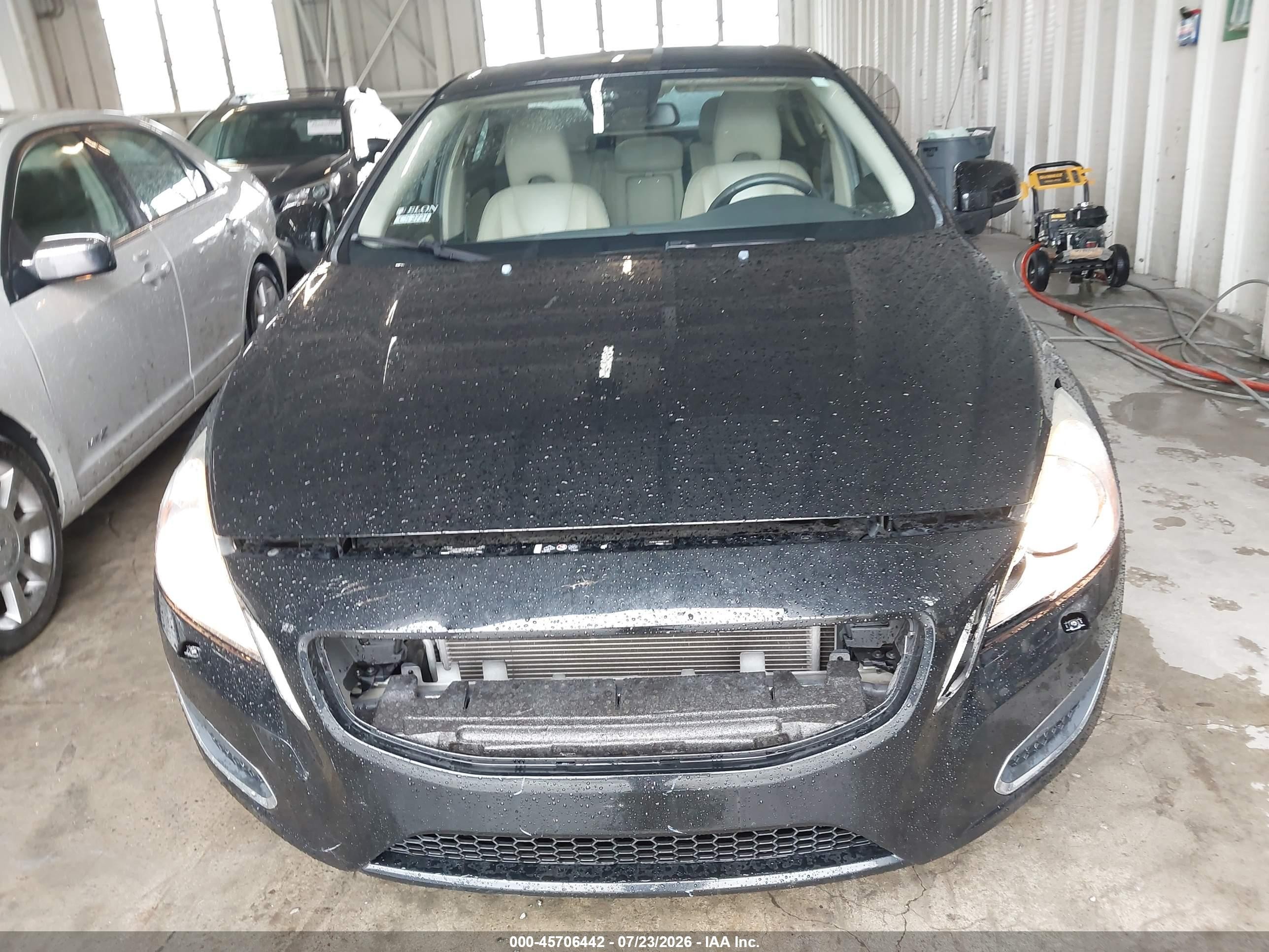 2013 Volvo S60 T5 Black vin: YV1612FS0D2217161