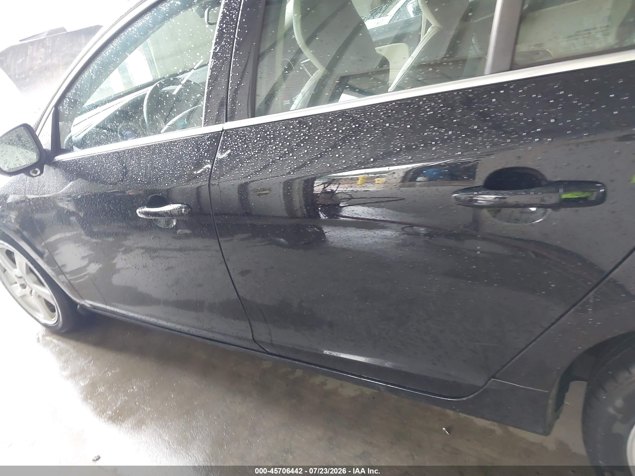 2013 Volvo S60 T5 Black vin: YV1612FS0D2217161
