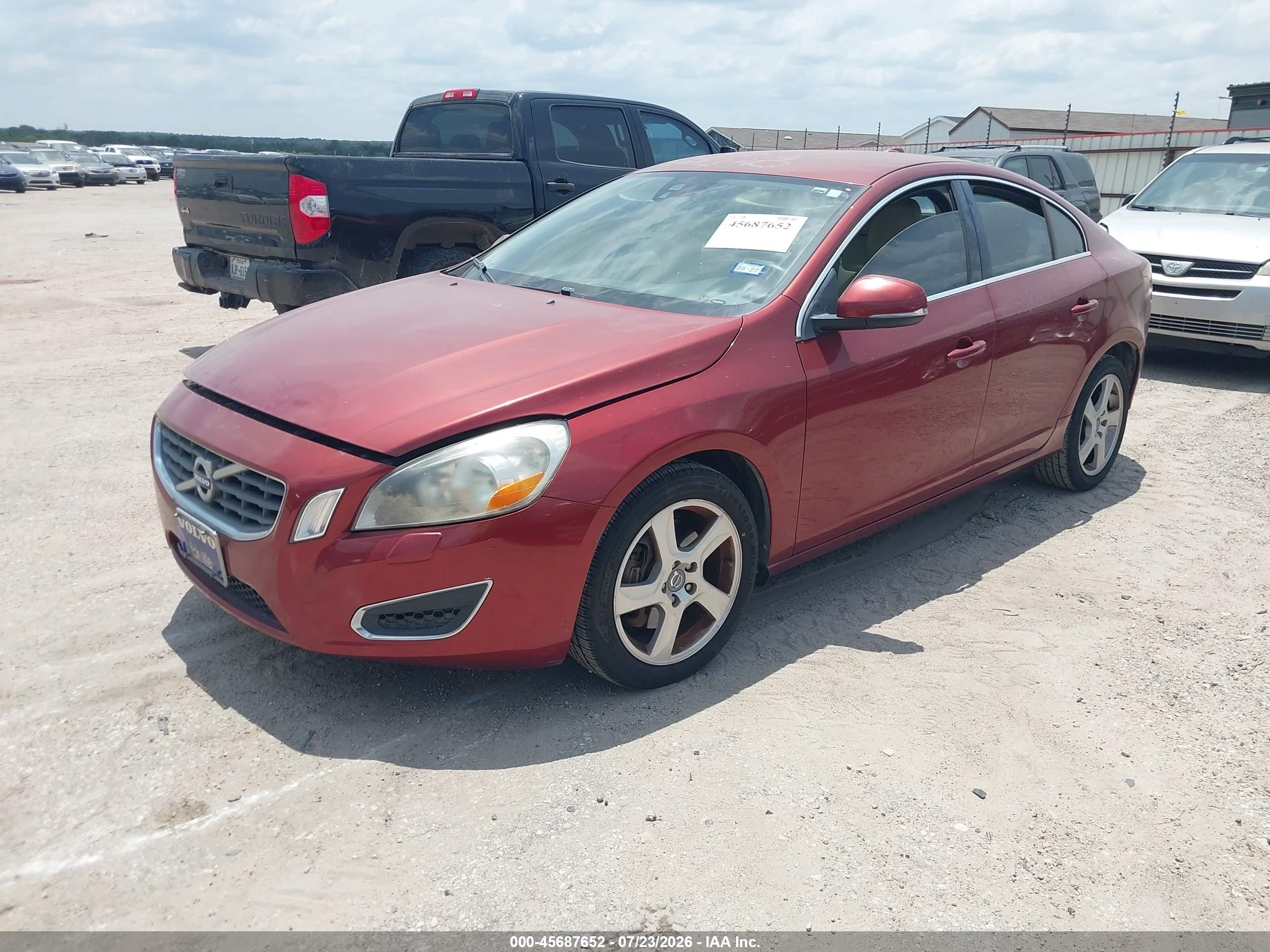 2013 Volvo S60 T5 Red vin: YV1612FS0D2234171
