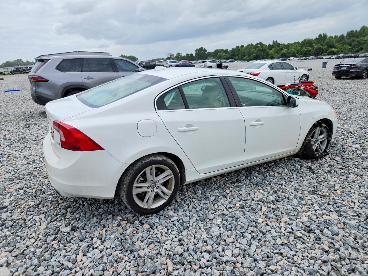2014 Volvo S60 T5 White vin: YV1612FS0E1285905