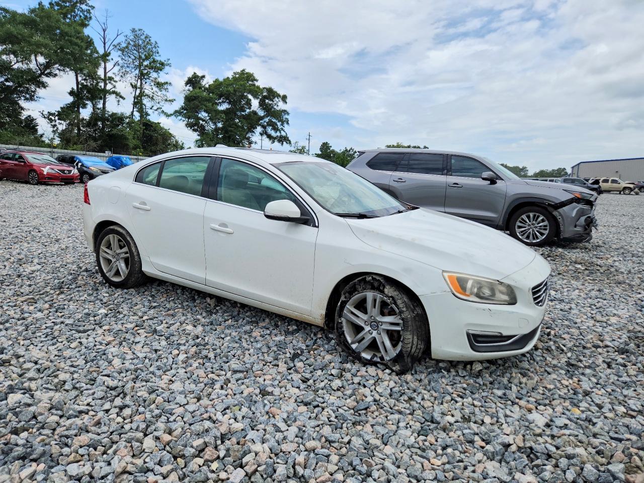2014 Volvo S60 T5 White vin: YV1612FS0E1285905
