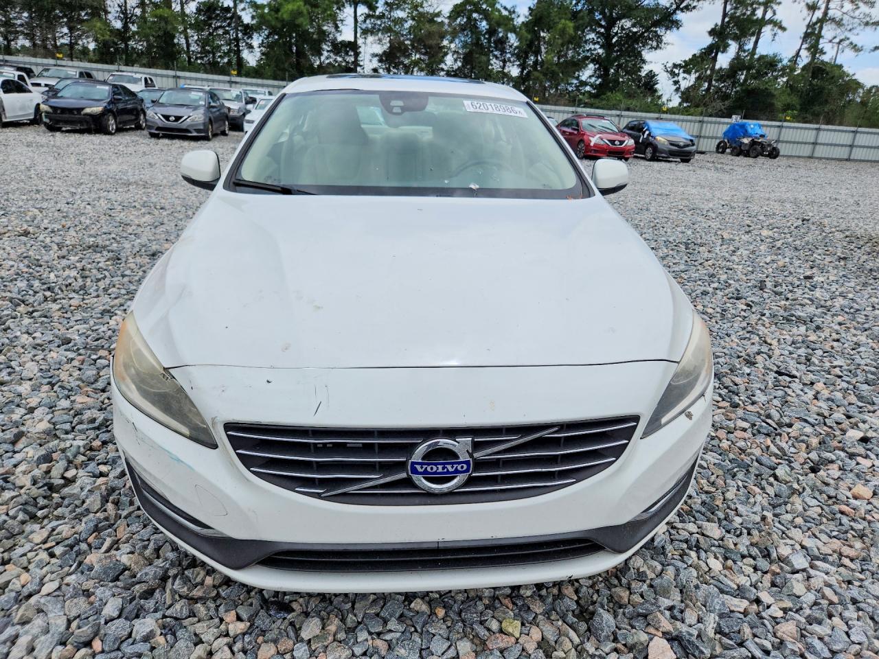 2014 Volvo S60 T5 White vin: YV1612FS0E1285905