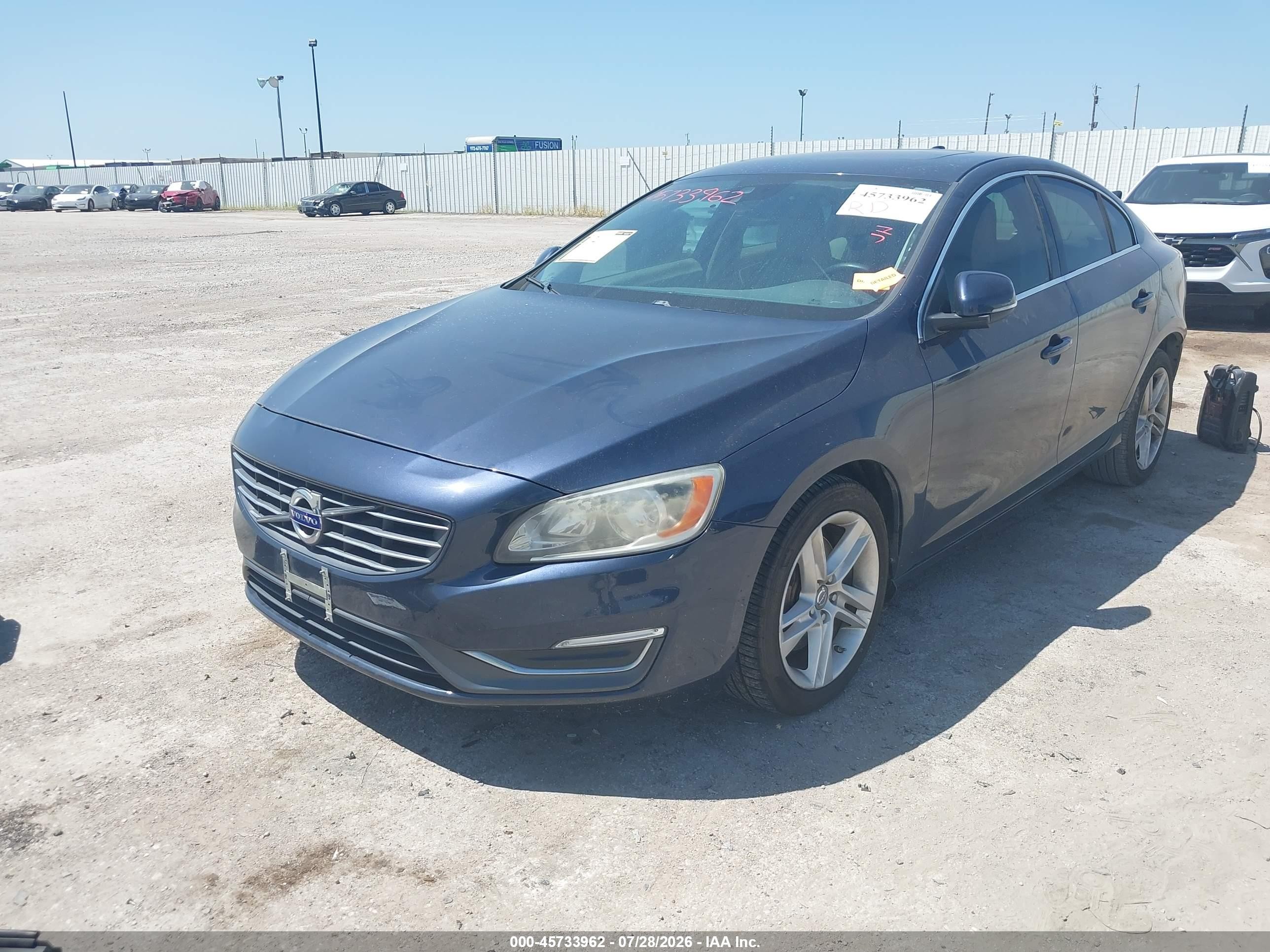 2014 Volvo S60 T5 Blue vin: YV1612FS0E1287105