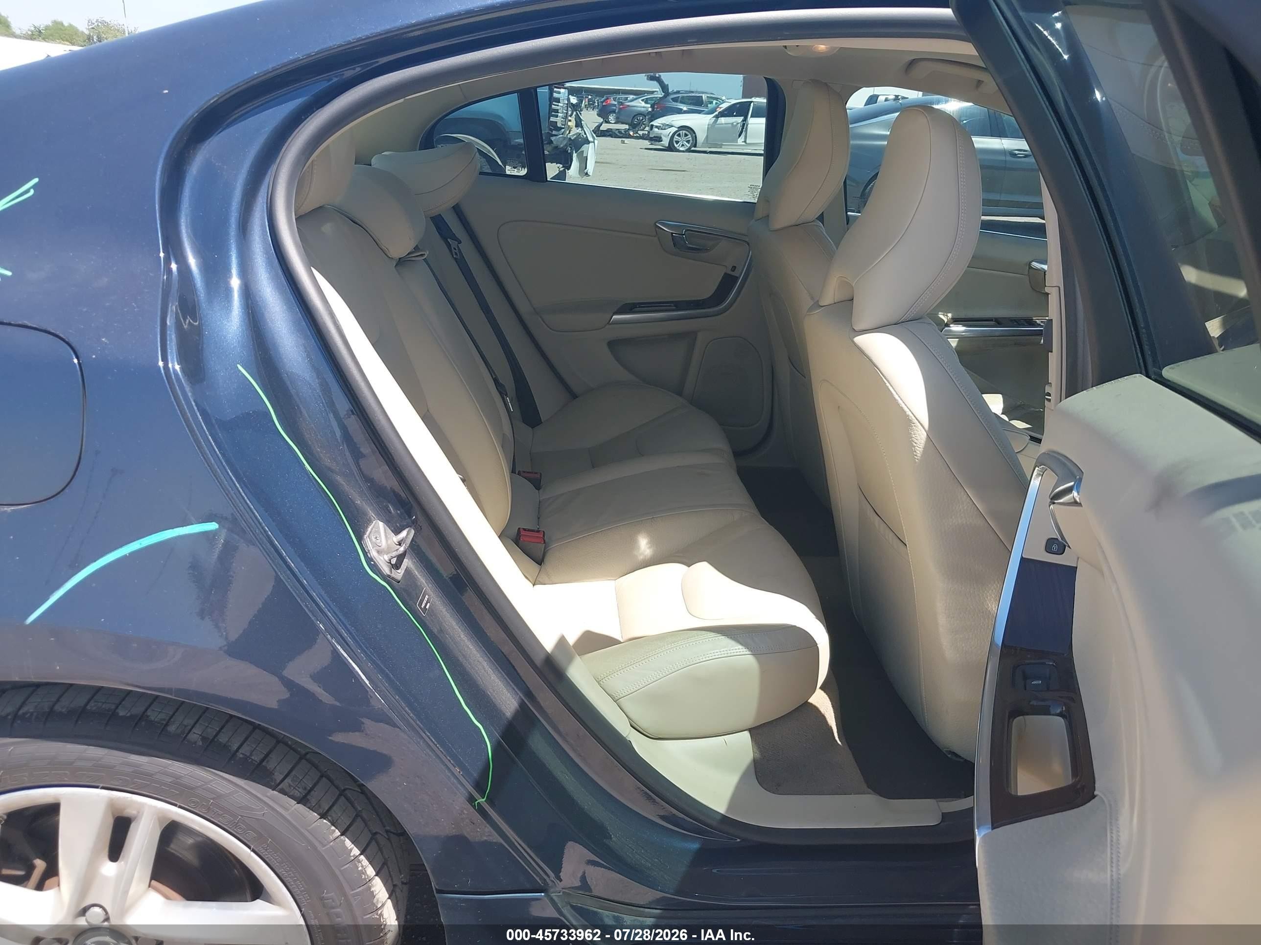 2014 Volvo S60 T5 Blue vin: YV1612FS0E1287105