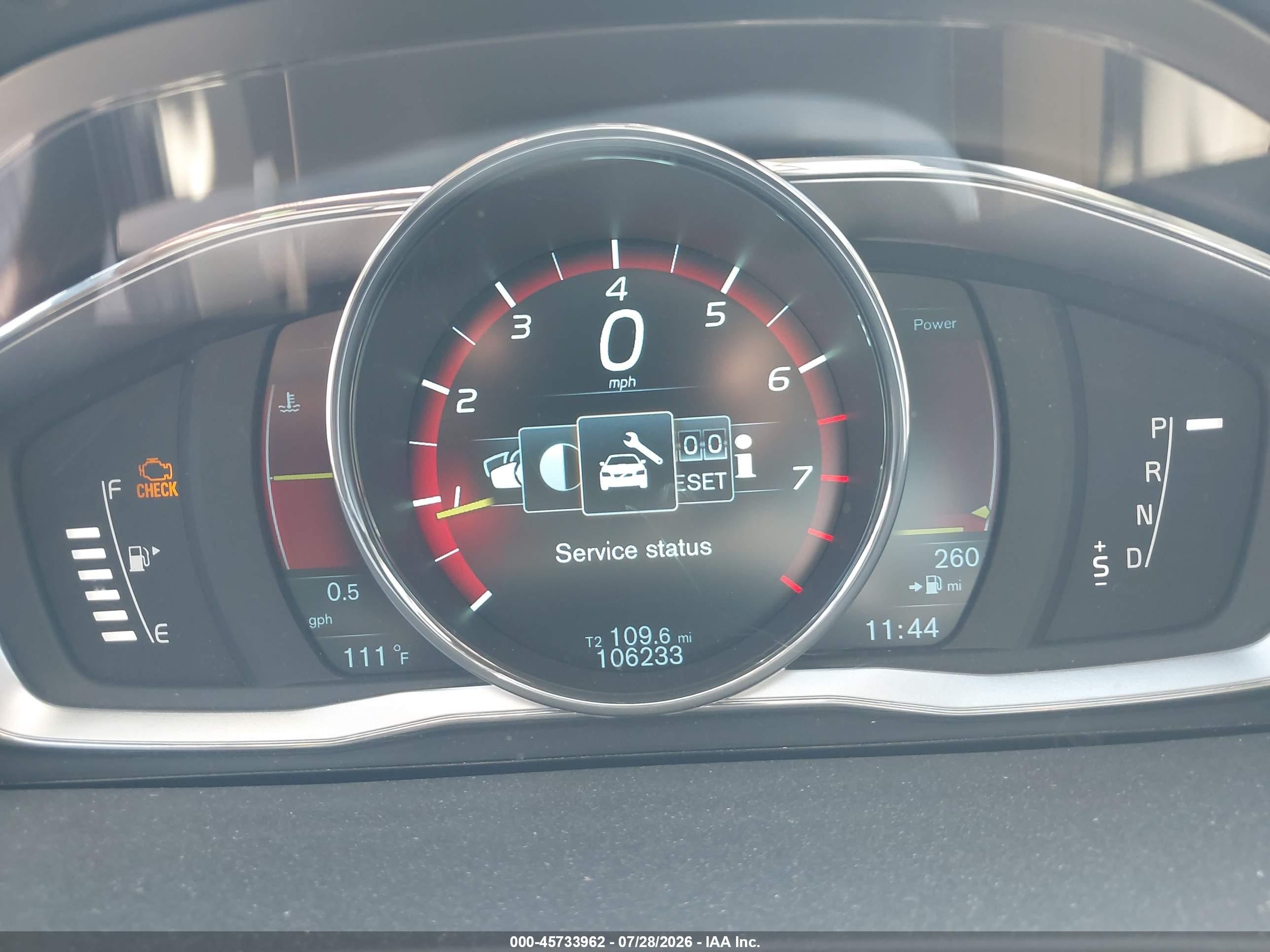 2014 Volvo S60 T5 Blue vin: YV1612FS0E1287105