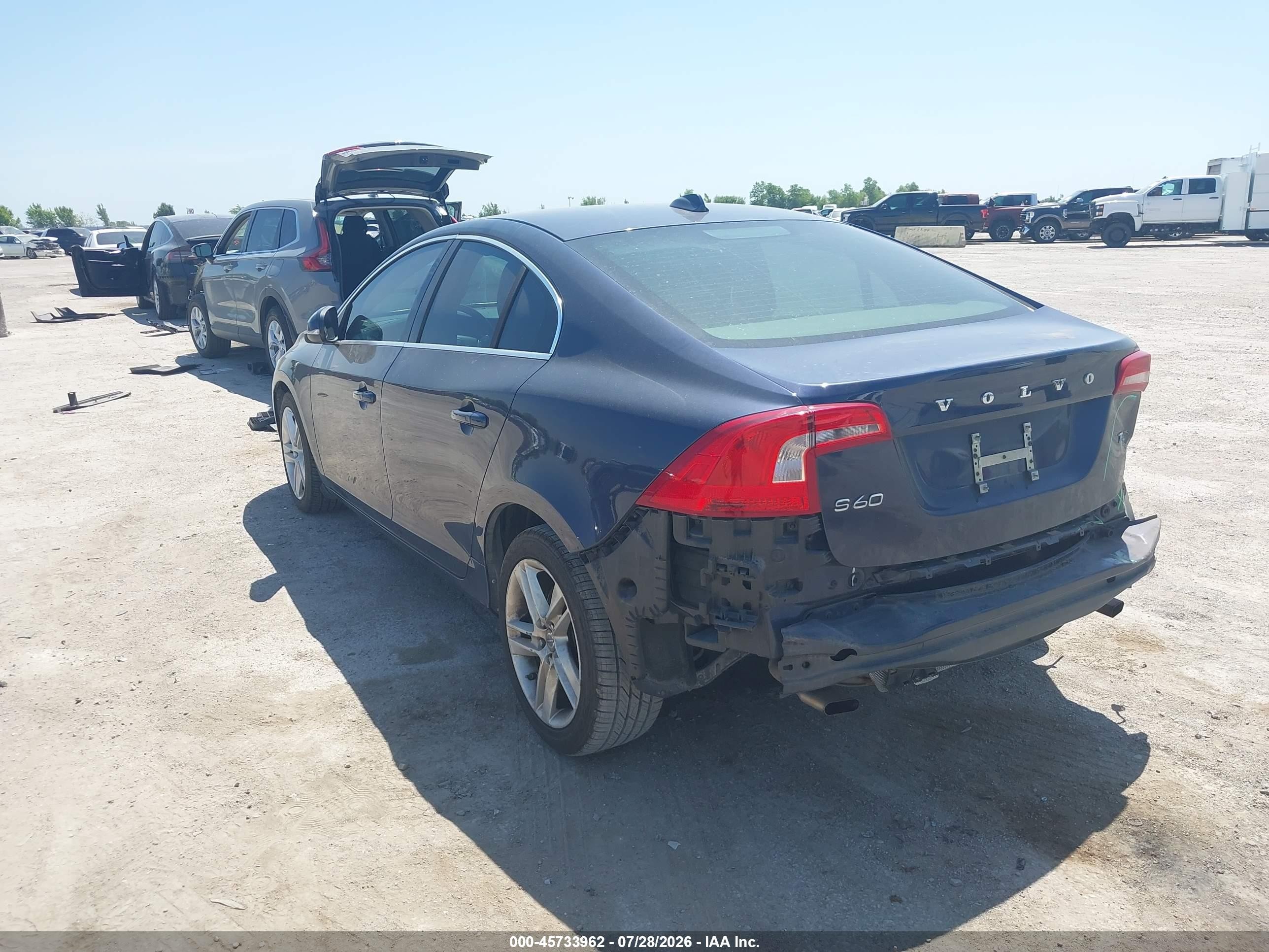 2014 Volvo S60 T5 Blue vin: YV1612FS0E1287105