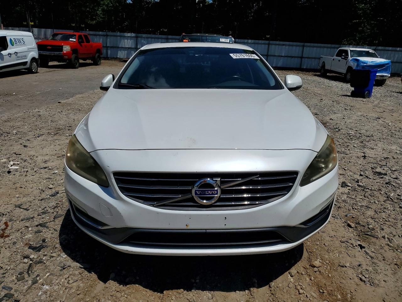 2014 Volvo S60 T5 White vin: YV1612FS0E2293707