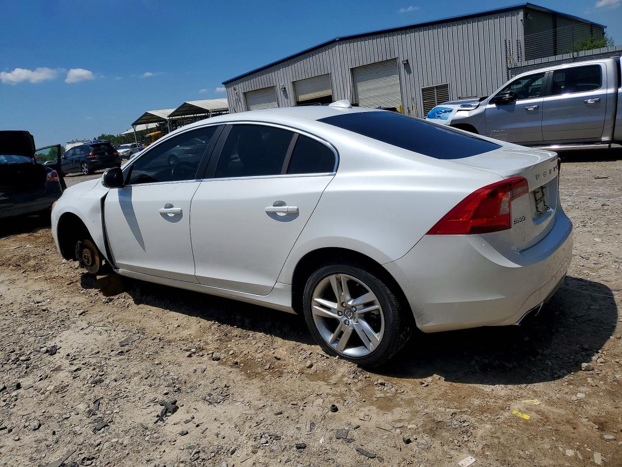 2014 Volvo S60 T5 White vin: YV1612FS0E2293707