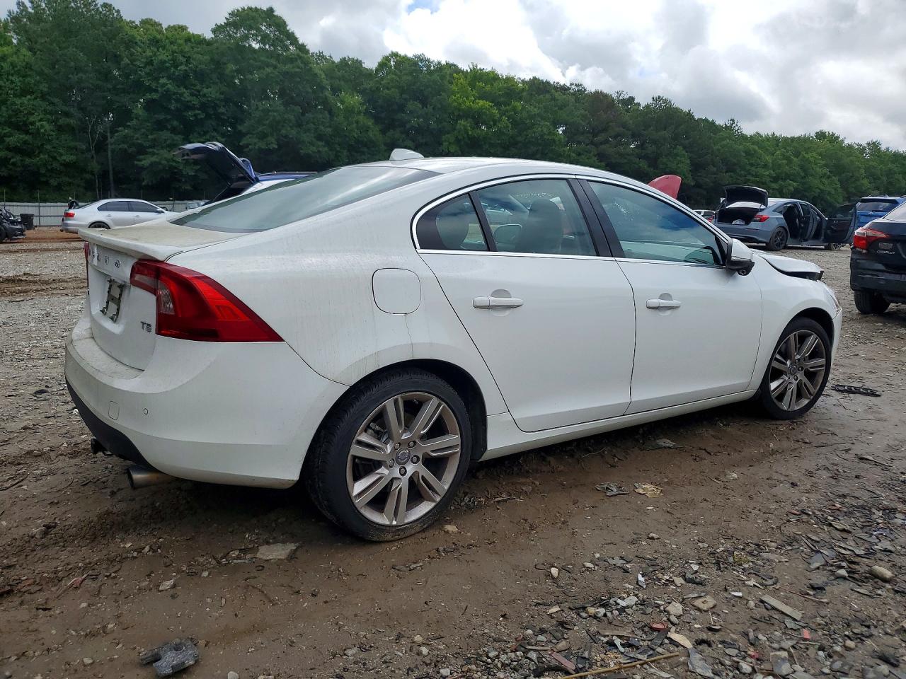 2013 Volvo S60 T5 White vin: YV1612FS1D2192285