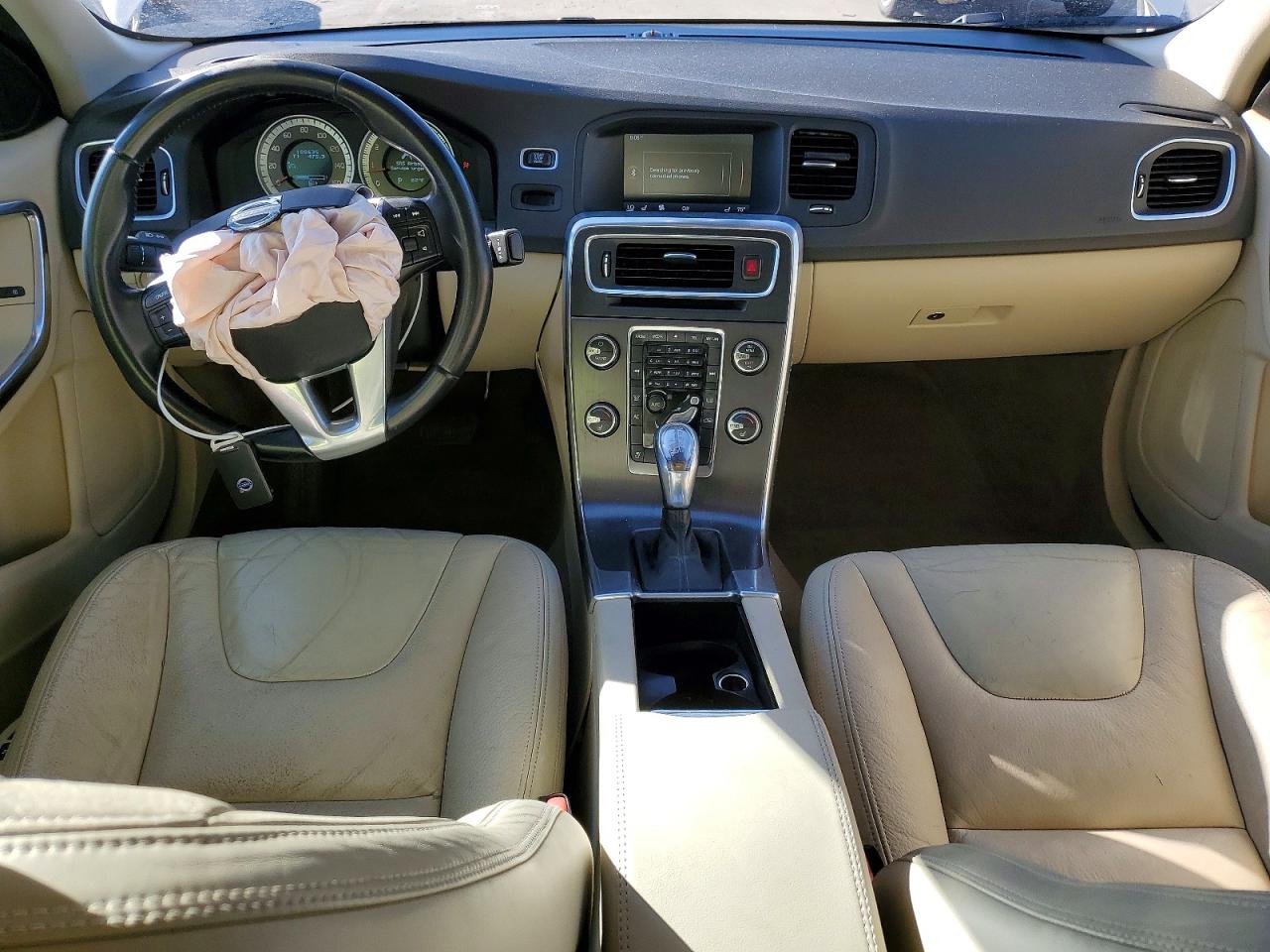 2013 Volvo S60 T5 White vin: YV1612FS2D1209925