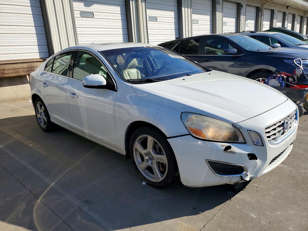2013 Volvo S60 T5 White vin: YV1612FS2D1209925