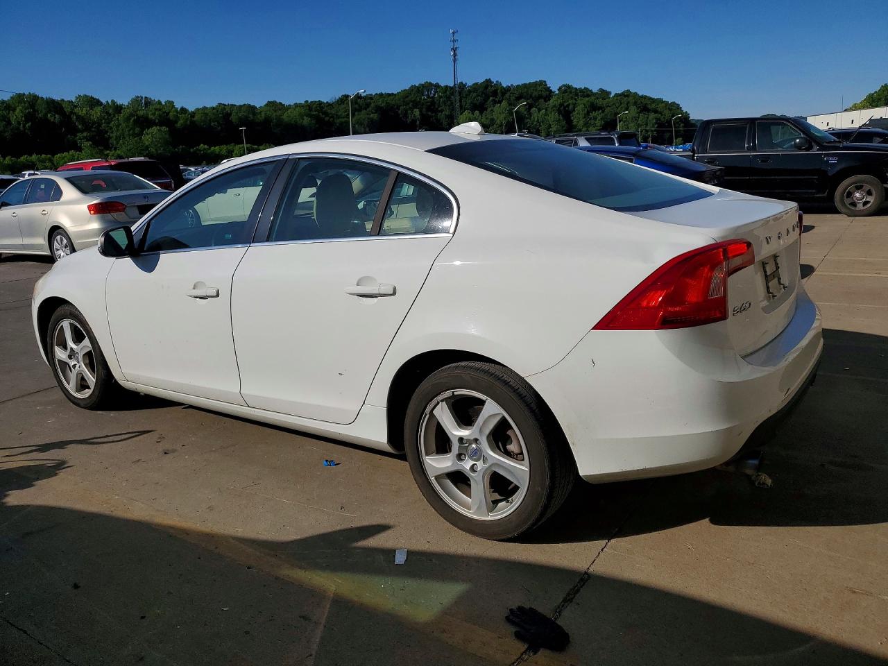 2013 Volvo S60 T5 White vin: YV1612FS2D1209925