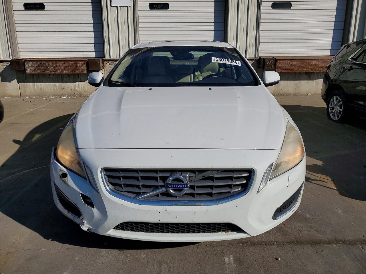 2013 Volvo S60 T5 White vin: YV1612FS2D1209925
