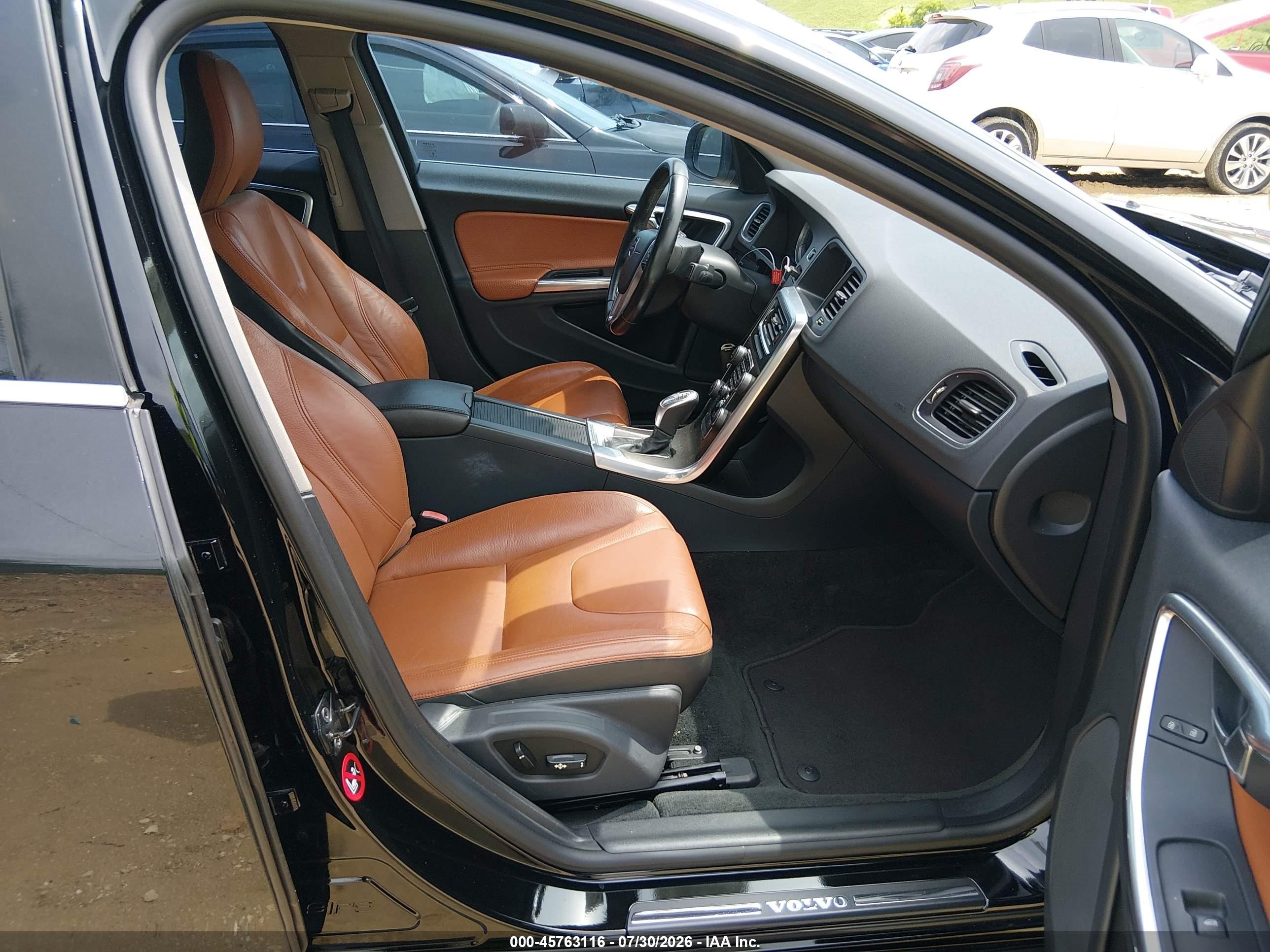 2013 Volvo S60 T5 Black vin: YV1612FS2D1233738
