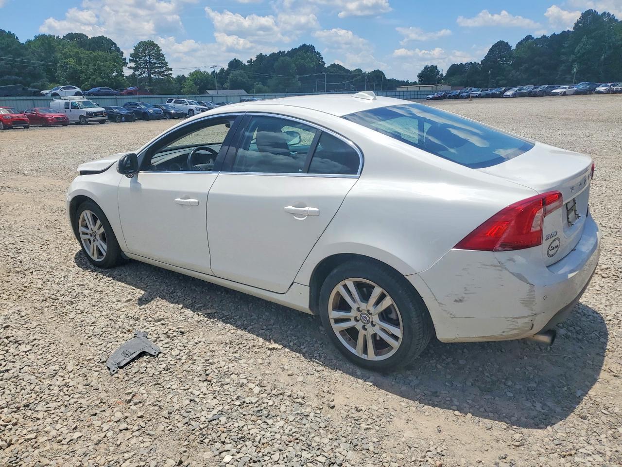 2013 Volvo S60 T5 White vin: YV1612FS2D2183496