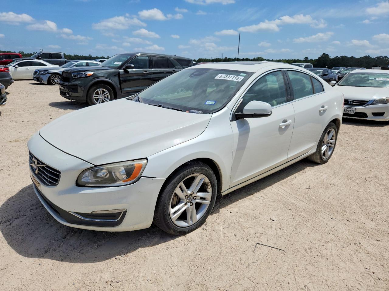 2014 Volvo S60 T5 White vin: YV1612FS2E2276035